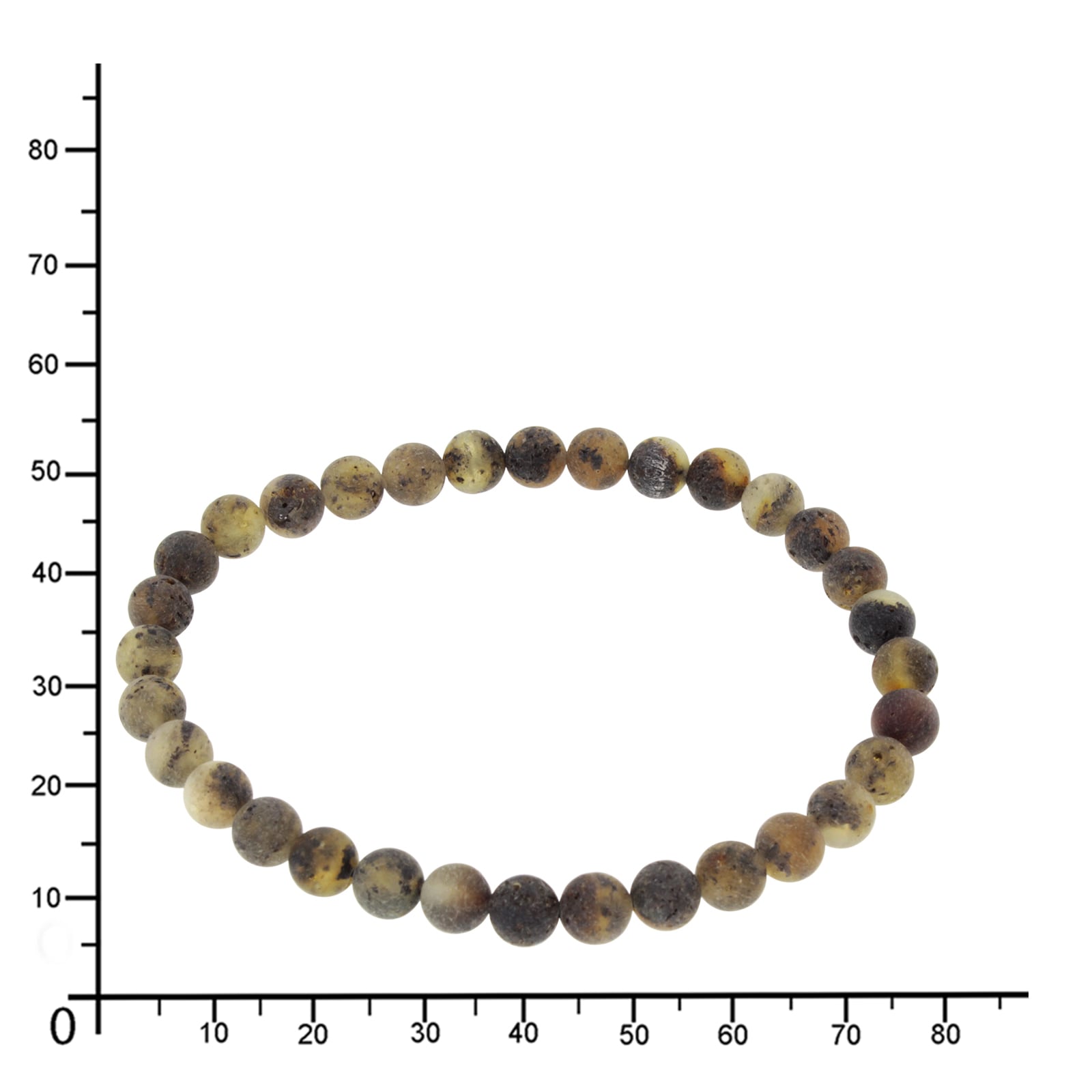 OSTSEE-SCHMUCK Armband »- Kugel 6 mm - Bernstein -,«