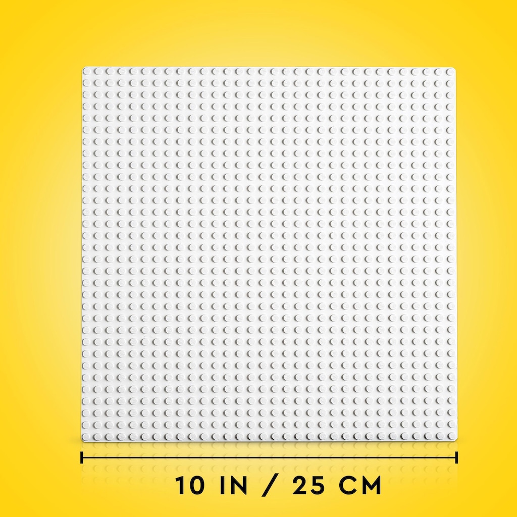 LEGO® Konstruktionsspielsteine »Weiße Bauplatte (11026), LEGO® Classic«, (1 St.), Made in Europe