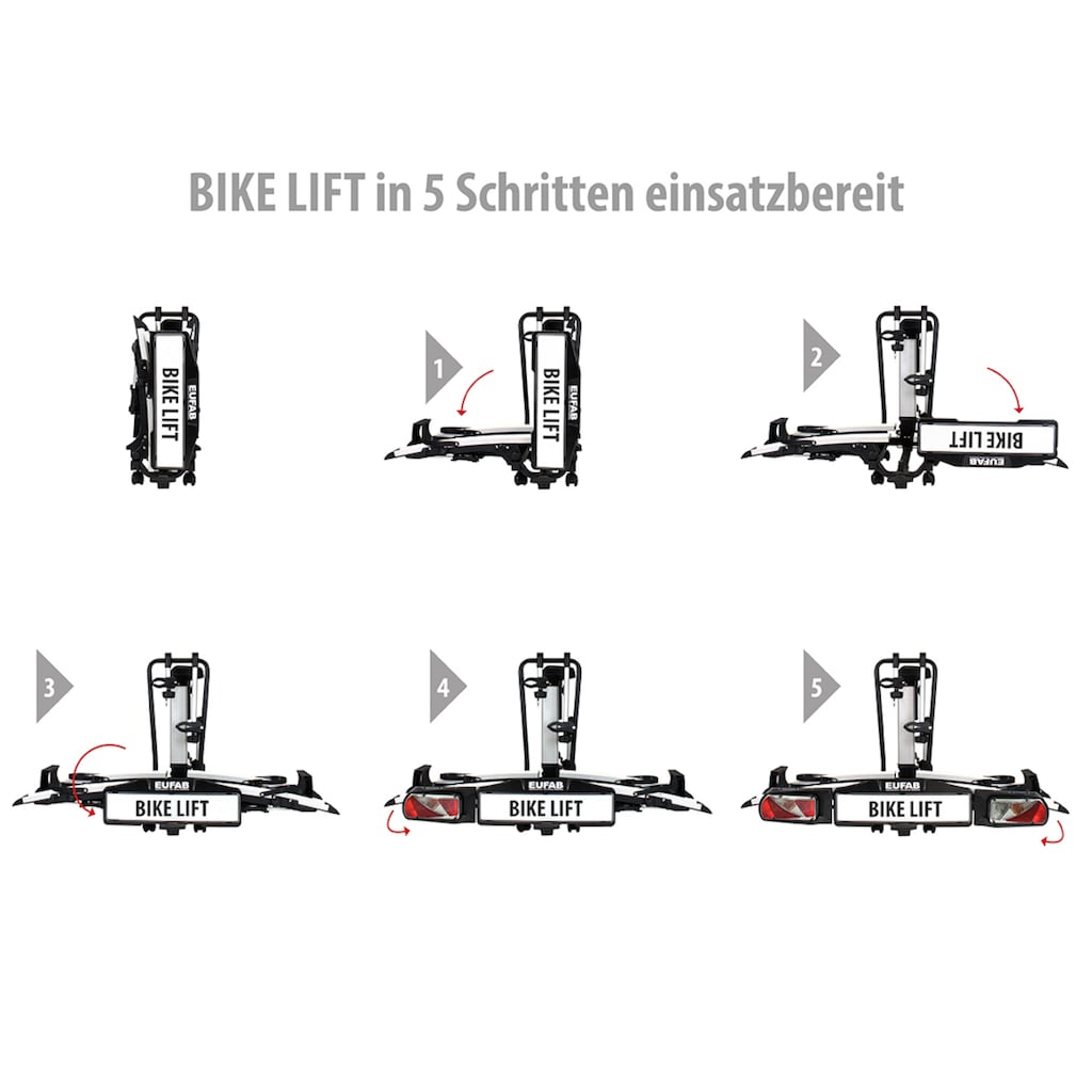 EUFAB Kupplungsfahrradträger »Bike Lift«
