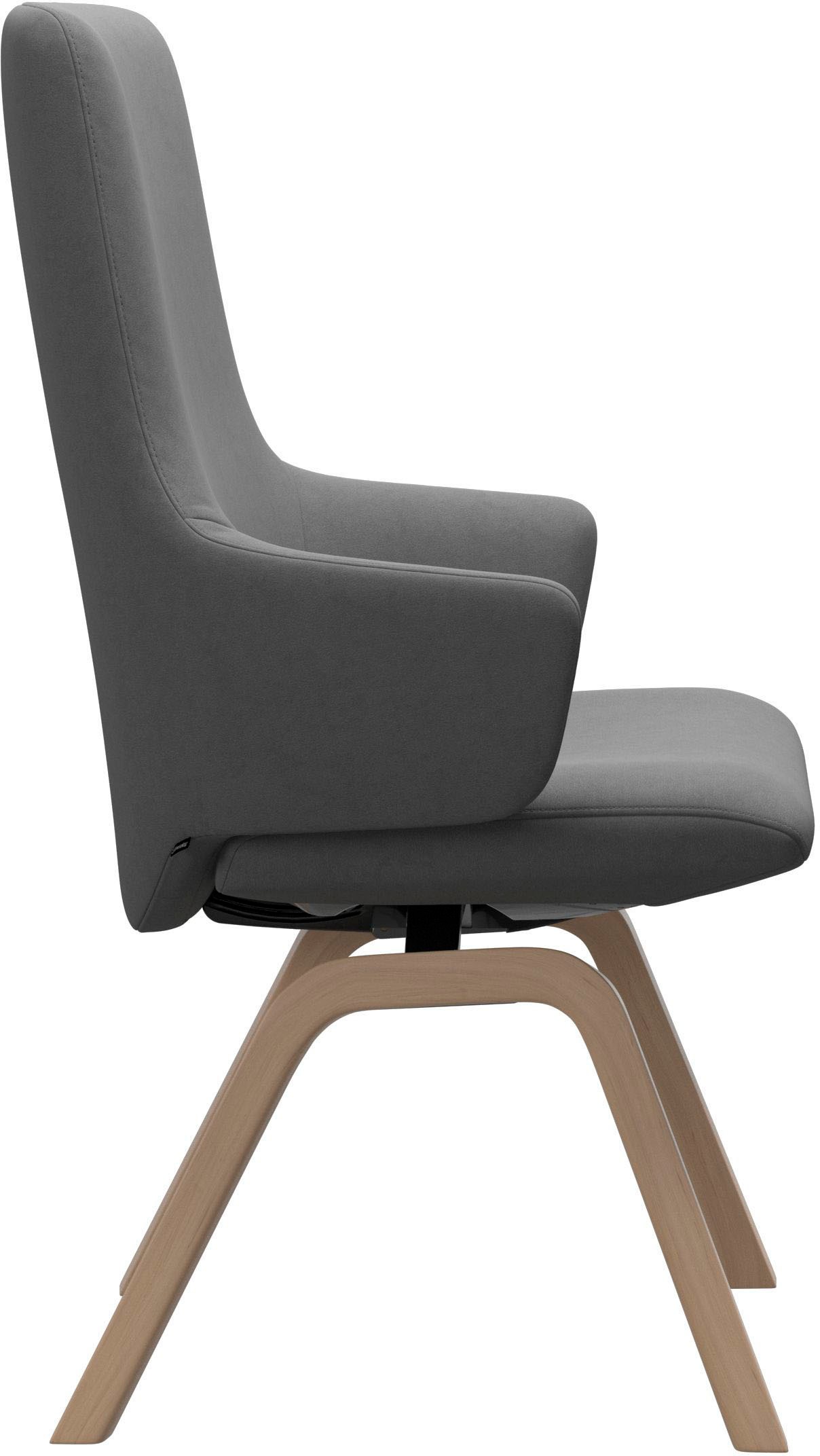 Stressless® Polsterstuhl »Laurel« () High Back mit Armlehne, Größe L, mit schräggestellten Beinen