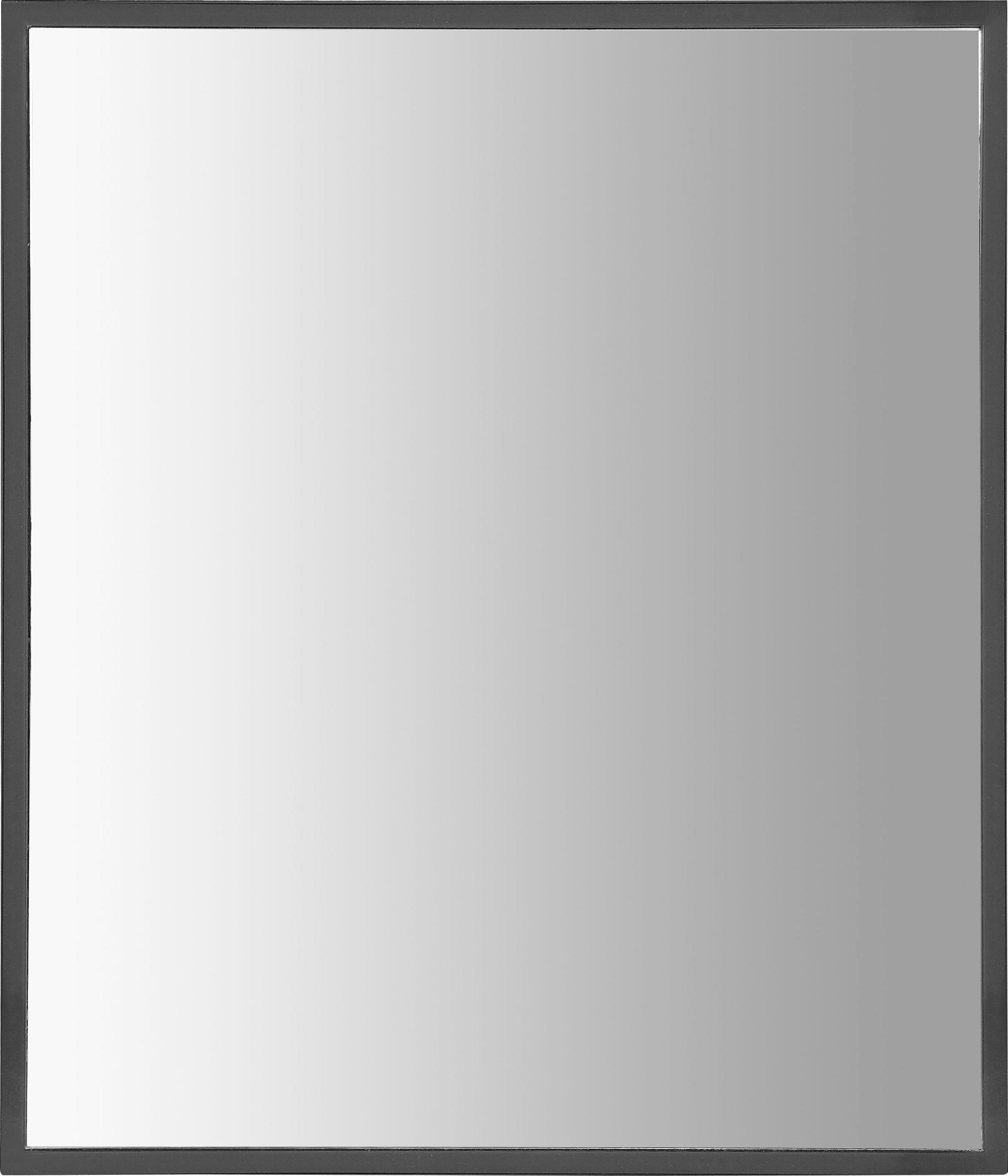 welltime Badspiegel »Pisa Loftstyle modern«, Spiegel Wohnwarumspiegel 60 x 70 cm Metall schwarz