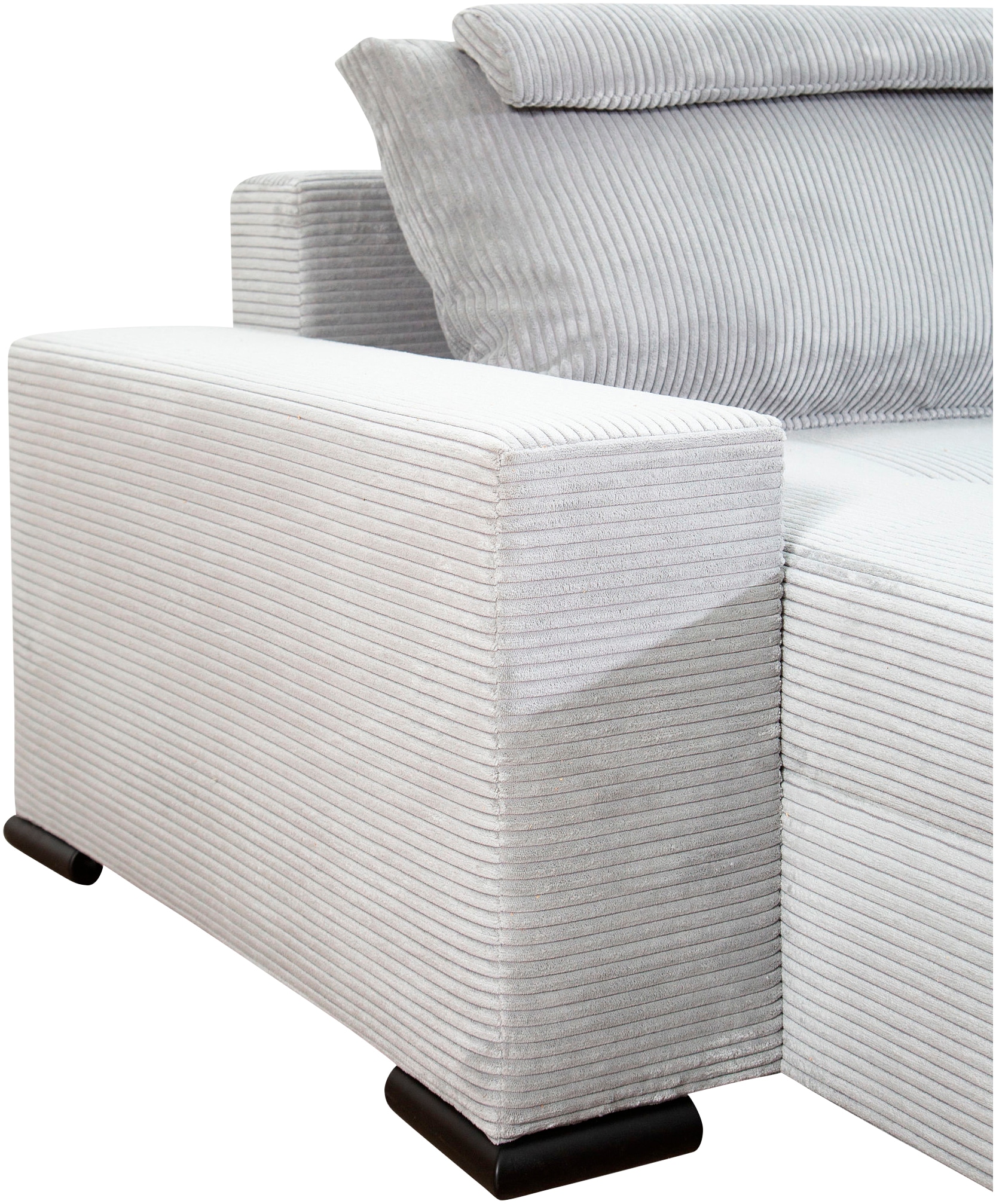 COLLECTION AB Wohnlandschaft »Josy XXXL-Relax U-Form, B: 352 cm«, mit Bettfunktion, Bettkasten & 2 Nackenkissen, Federkern
