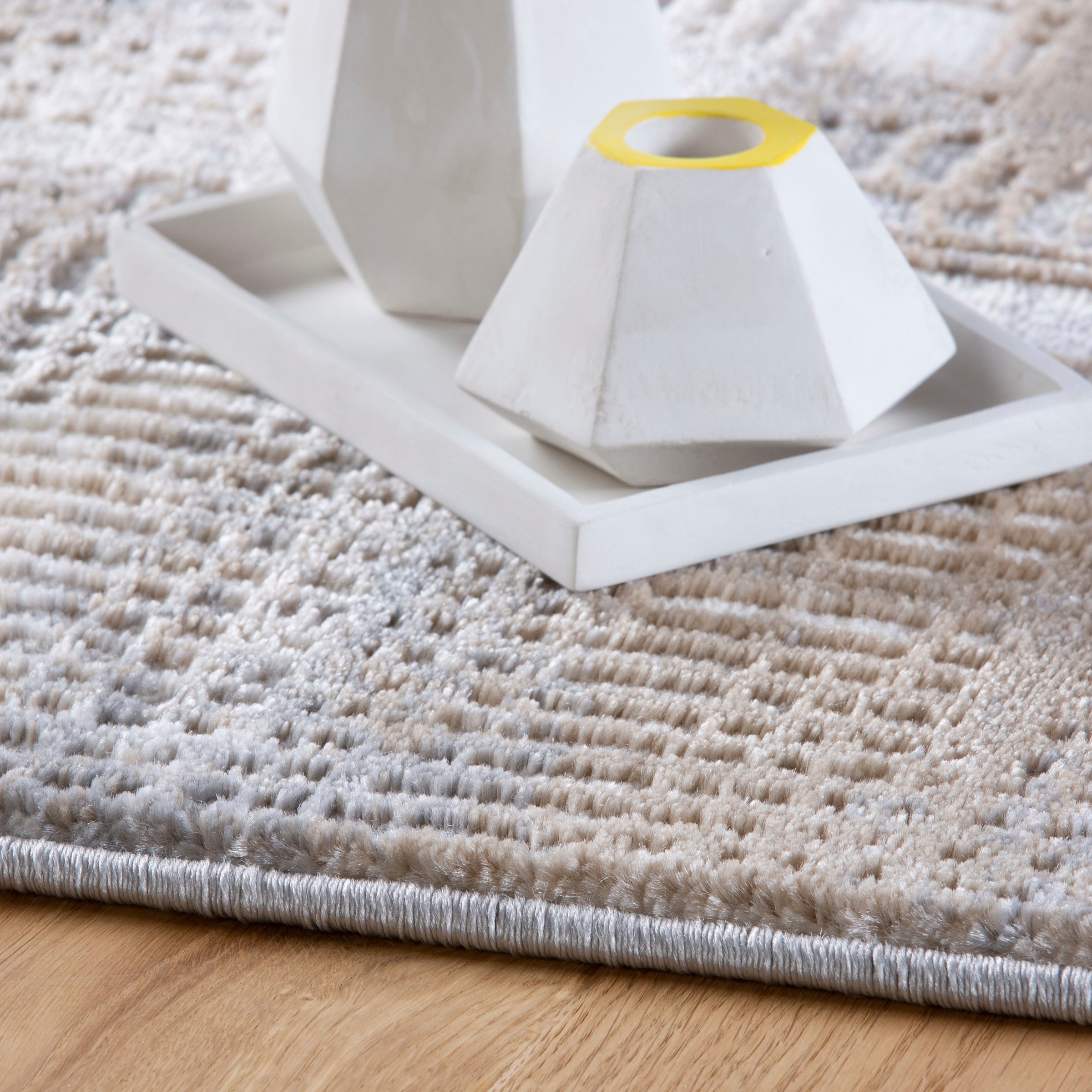 Obsession Teppich »My Salsa 691« rechteckig 8 mm Höhe Kurzflor, modernes Design, 3D-Effekt