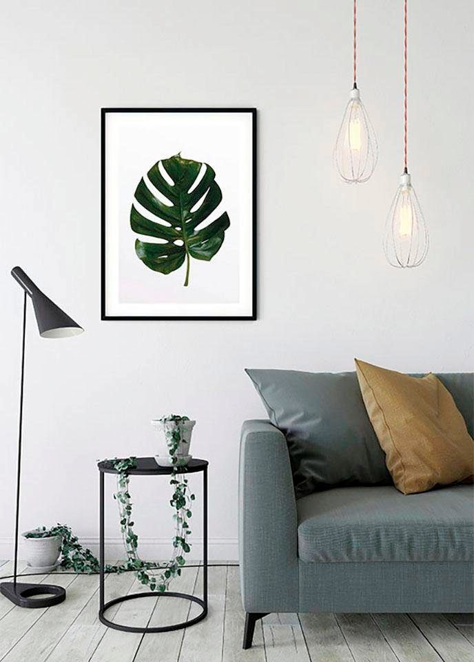 Komar Poster »Monstera Leaf«, Schlafzimmer, (1 online bei kaufen St.), Wohnzimmer OTTO Kinderzimmer, Pflanzen-Blätter