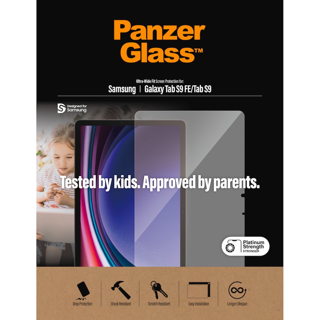 PanzerGlass Displayschutzglas »Screen Protector Glass«, für Samsung Galaxy Tab S9