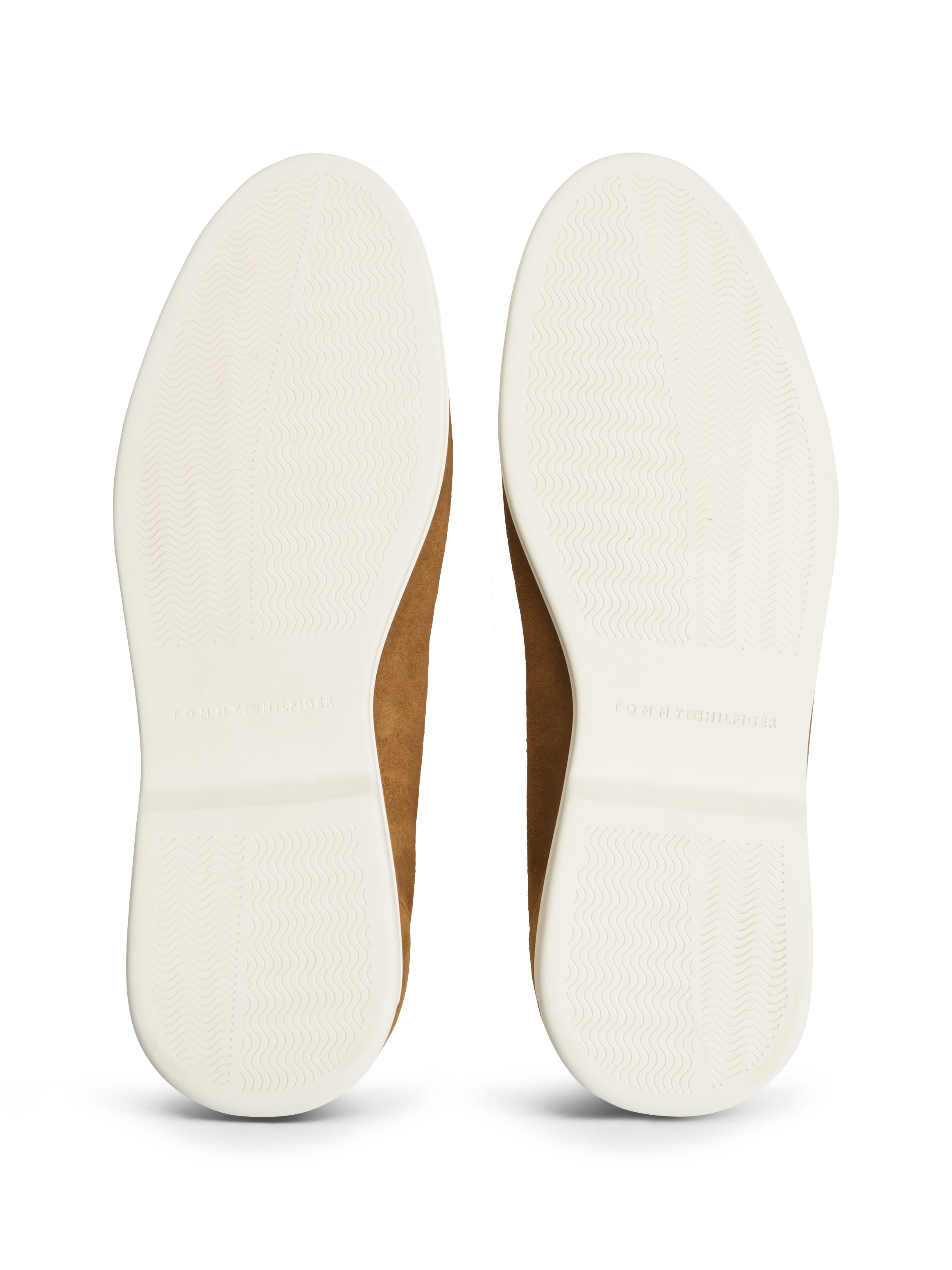 Tommy Hilfiger Loafer »LIGHT SUEDE FLAG HARDWARE LOAFER«  Slipper, Schlupfschuh, mit modischem Zierriegel und Ziernähten