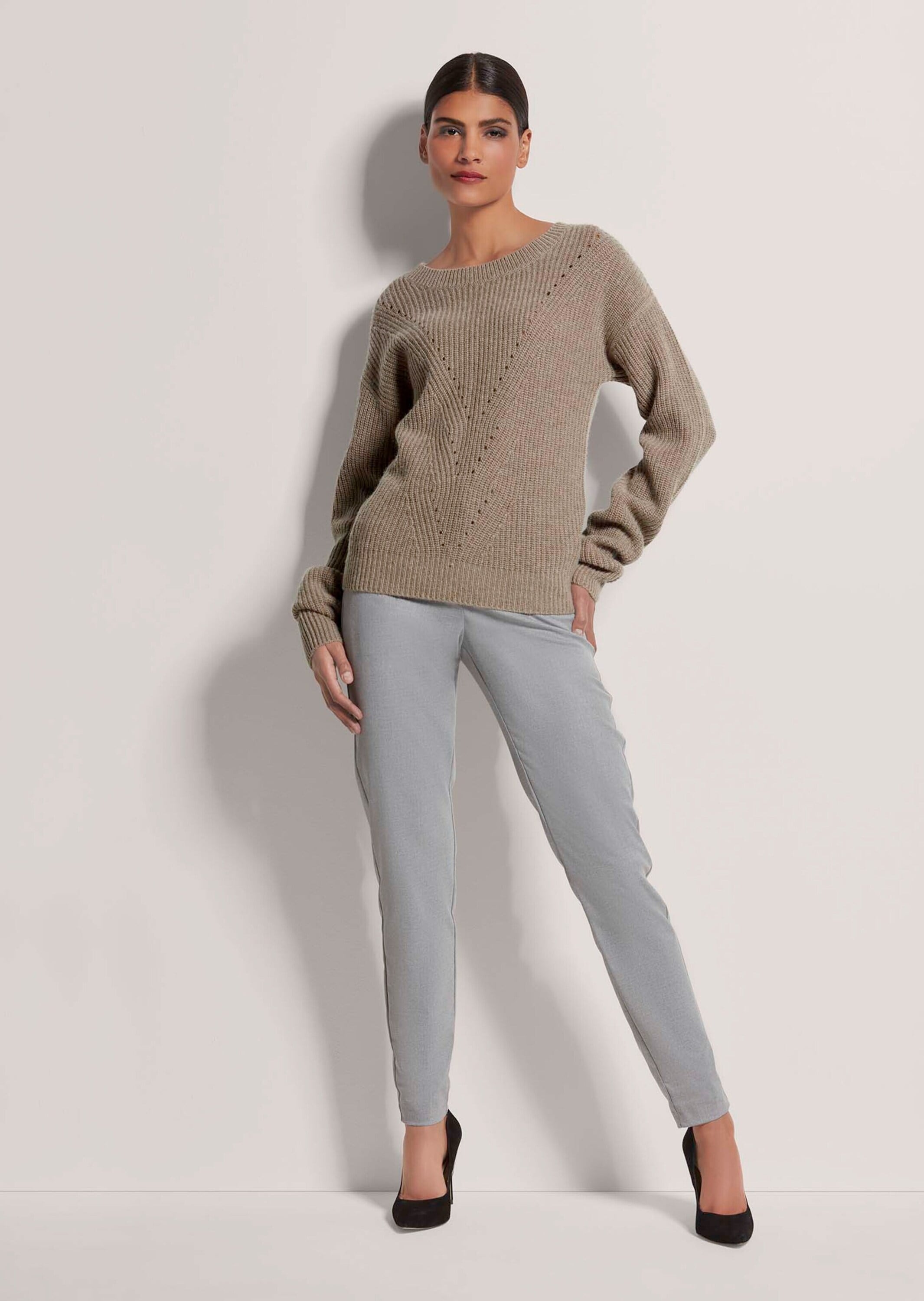 MADELEINE Longpullover »Pullover Rundhals-Pullover«