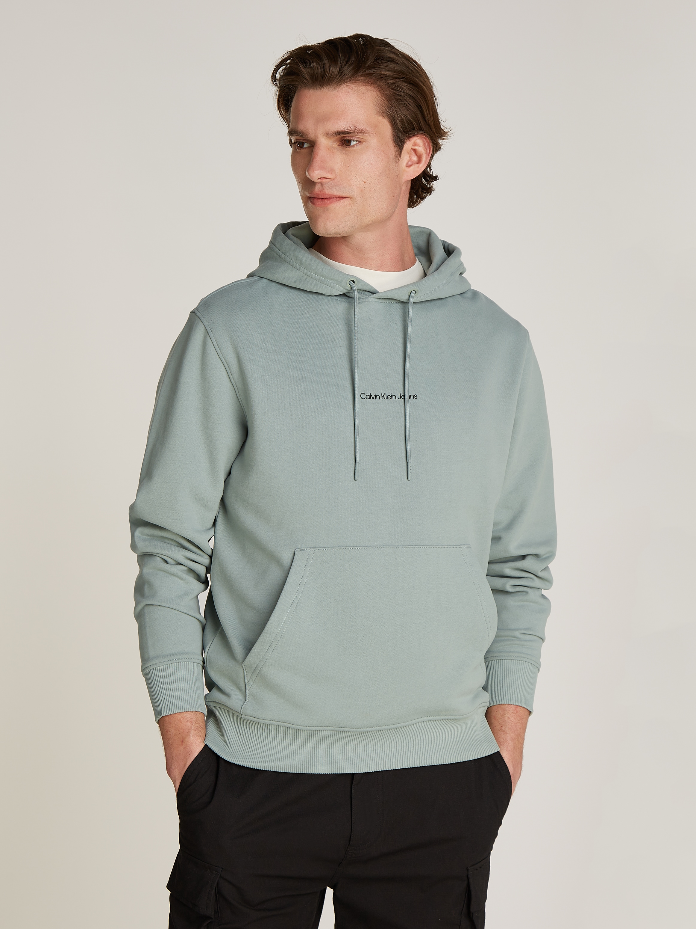 Kapuzensweatshirt »GRID MONOGRAM HOODIE«, mit Logoschriftzug