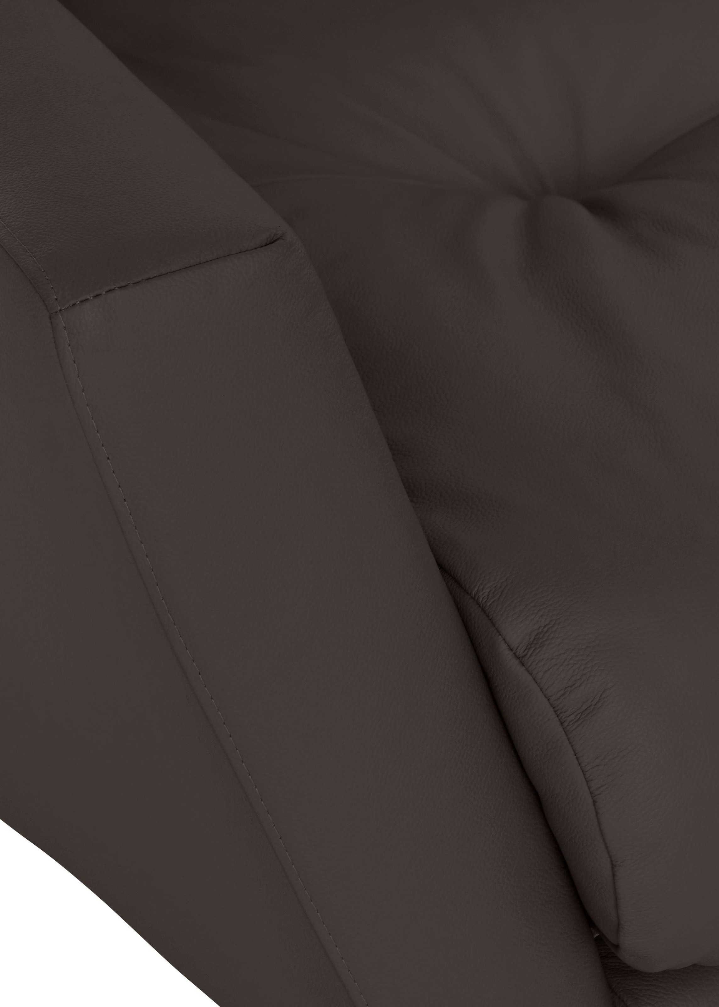W.SCHILLIG Big-Sofa »softy«, mit dekorativer Heftung im Sitz, Füße Chrom glänzend