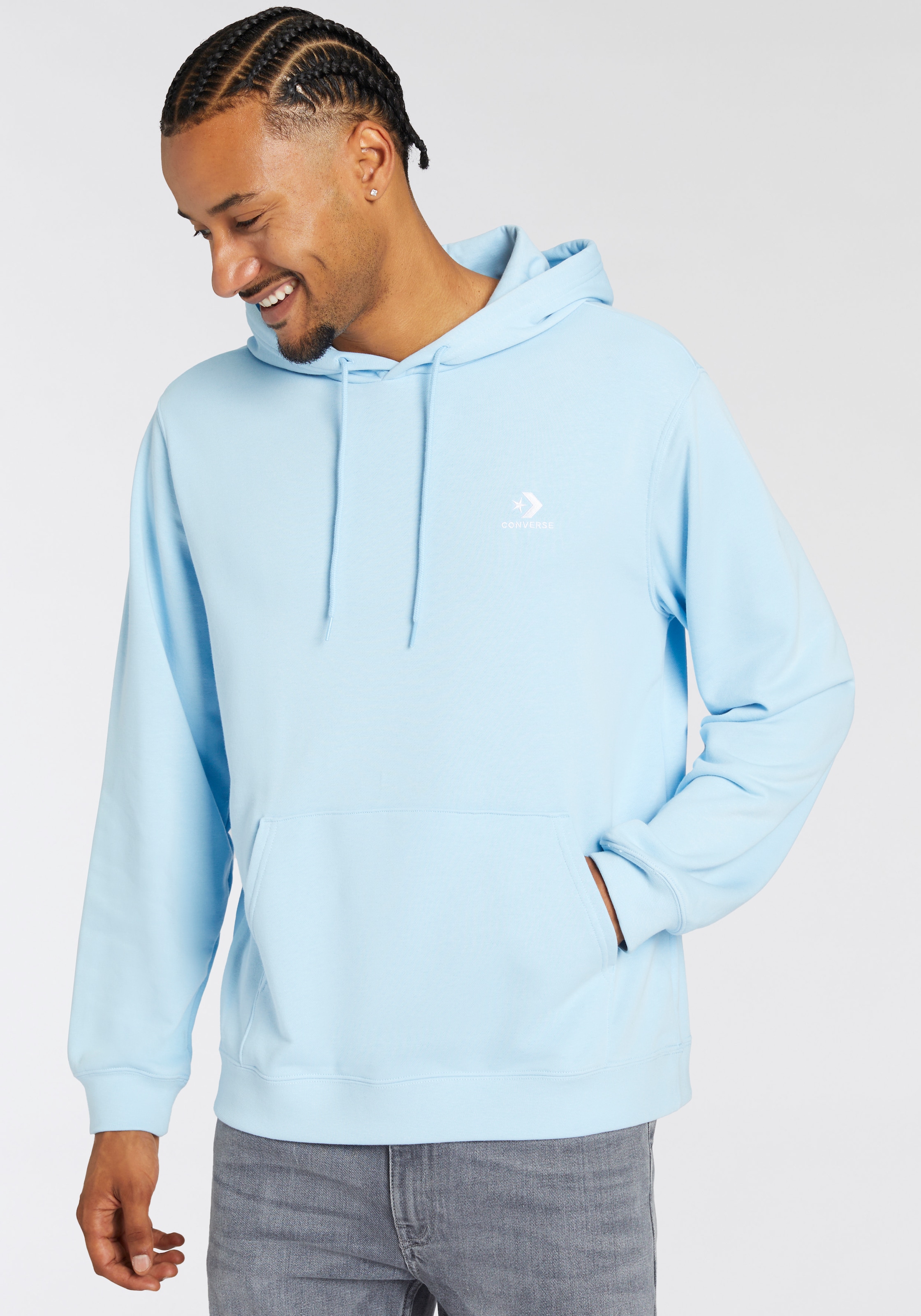 Converse Kapuzensweatshirt , mit Kängurutasche, in Oversize-Passform

