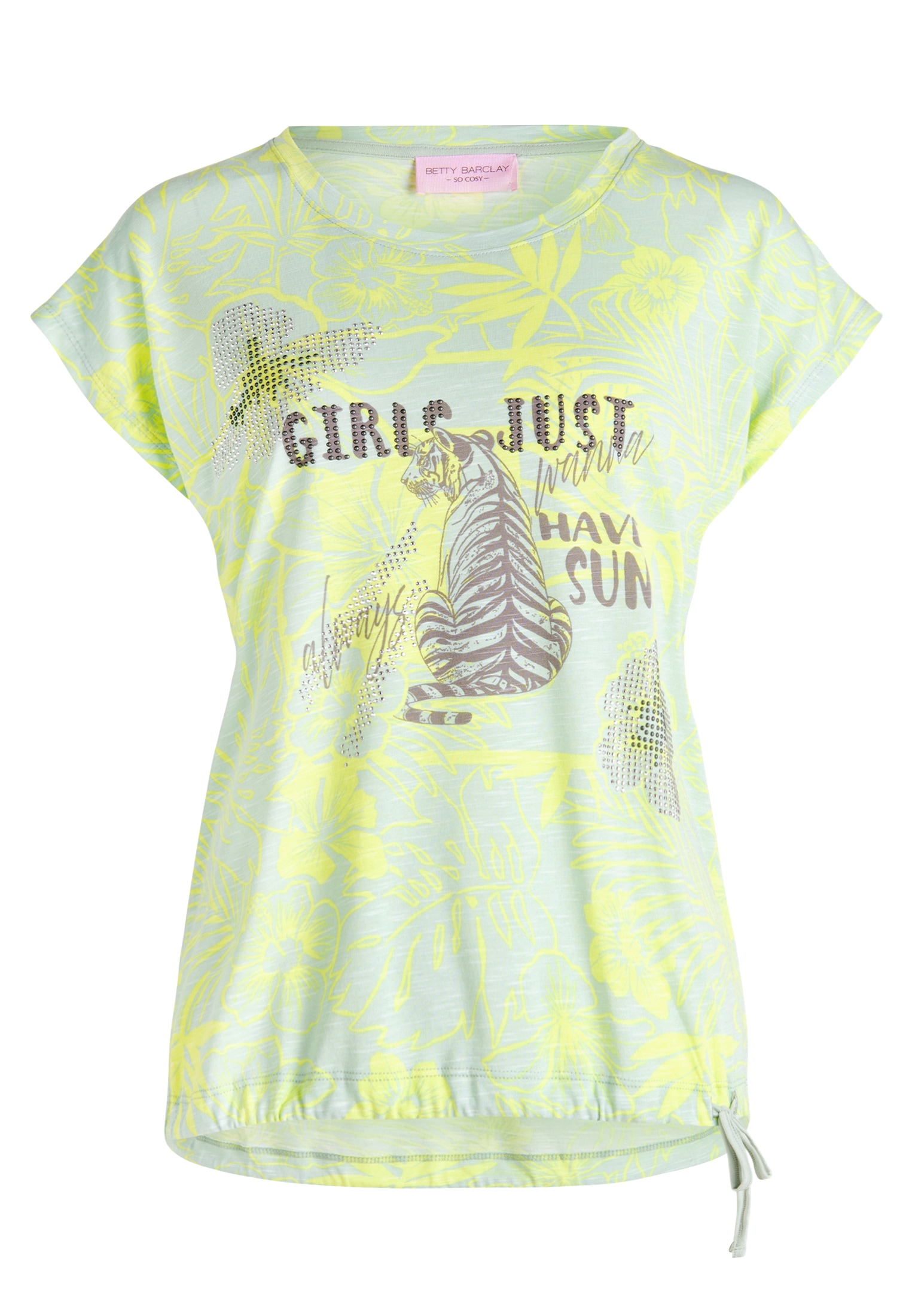Betty Barclay Rundhalsshirt »Casual-Shirt mit Tunnelzug«
