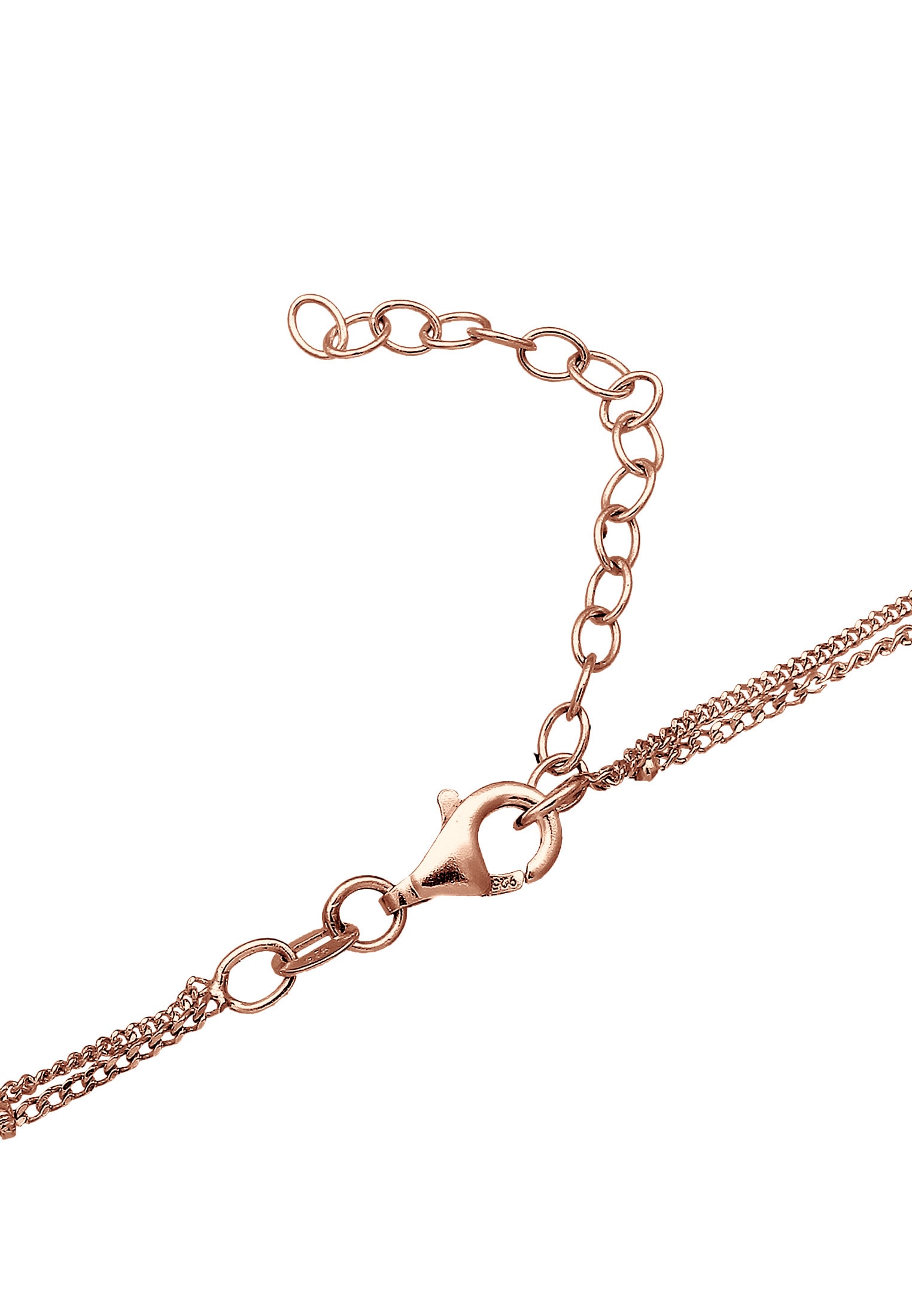 Elli Choker »Halskette Choker Layer Opal Kugelkette 925 Silber«