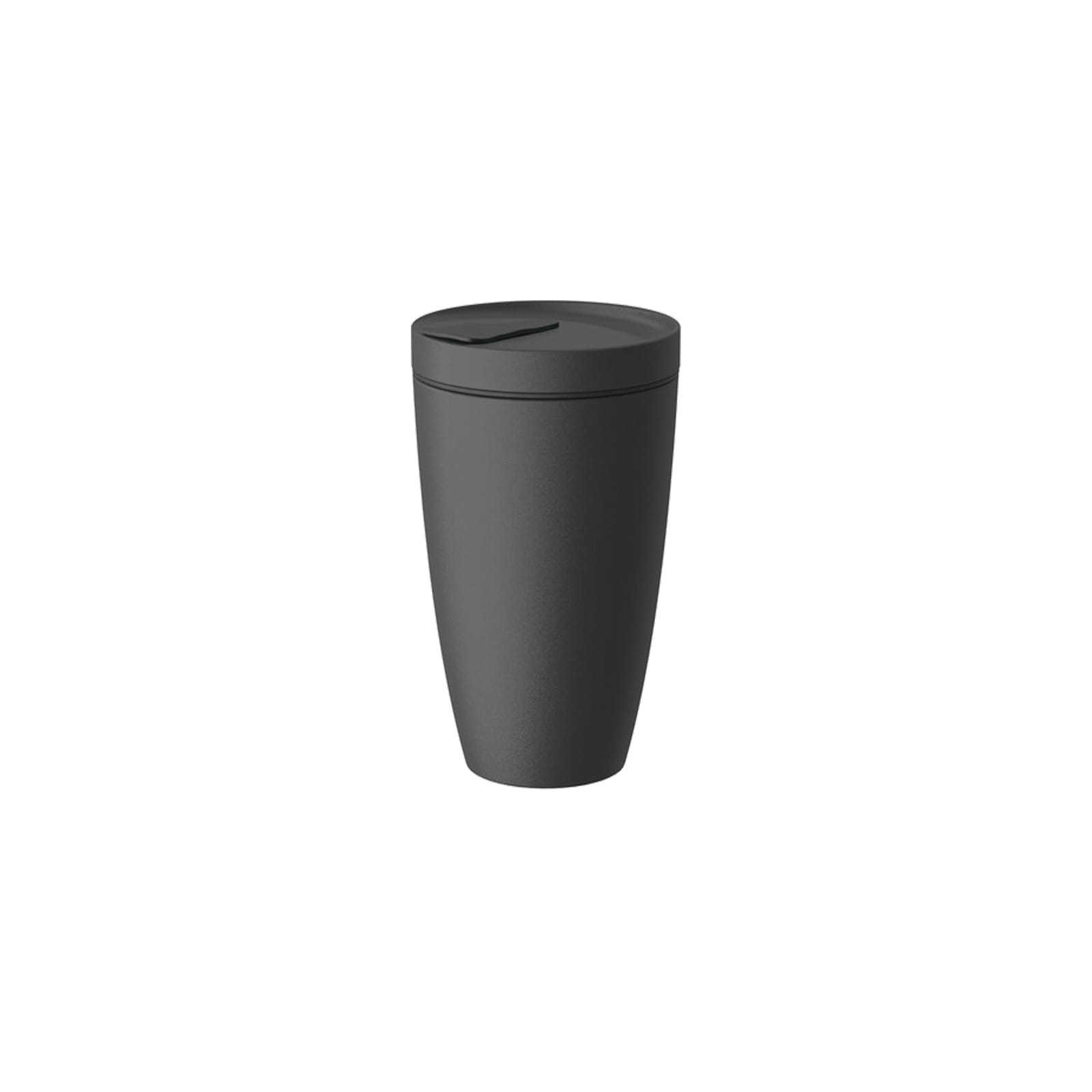 Villeroy & Boch Isolierflasche »Kaffeebecher Coffee To Go 350 ml schwarz« Spülmaschinengeeignet, Mikrowellenfest