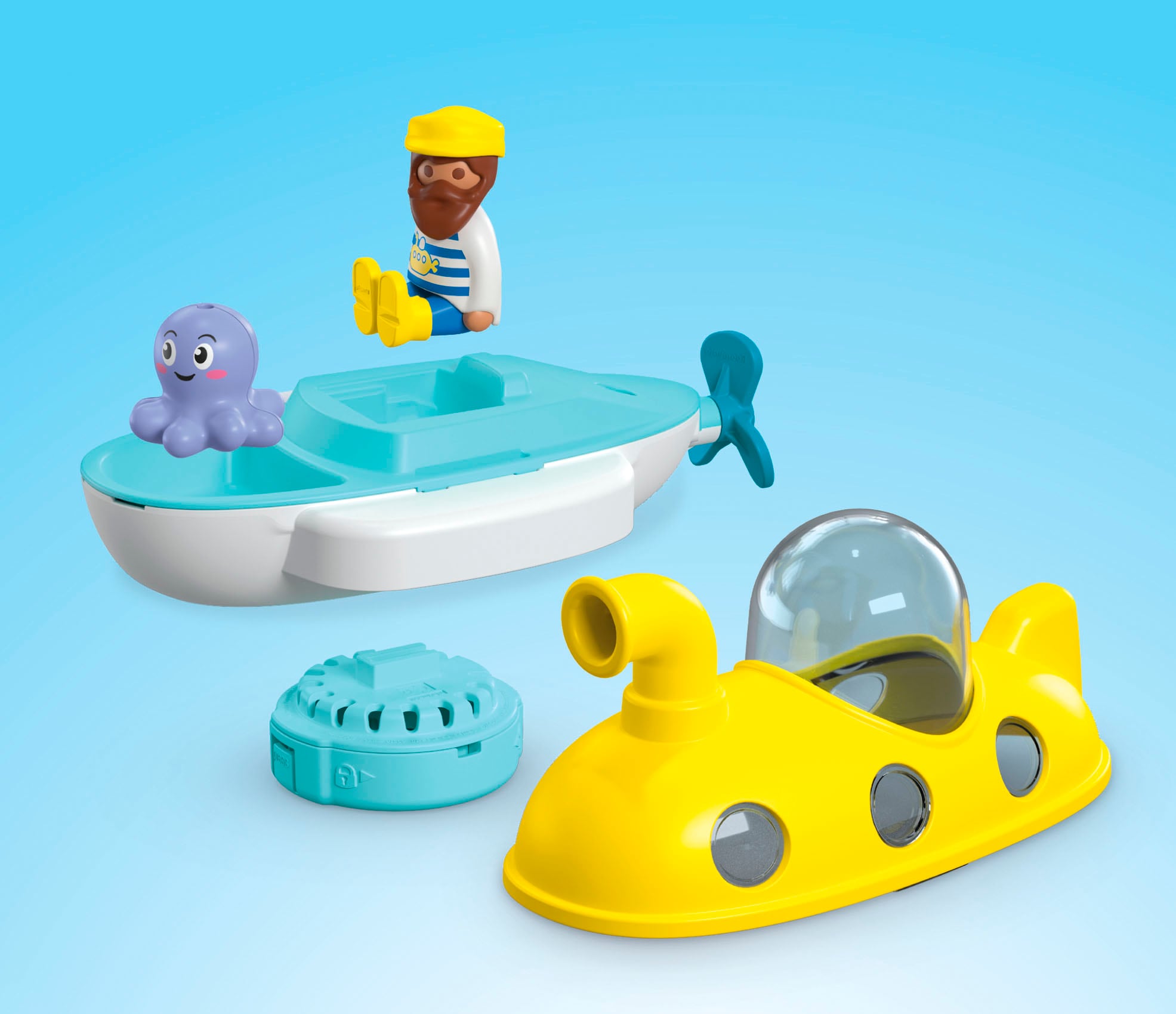 Playmobil® Konstruktions-Spielset »Buntes U-Boot (71440), JUNIOR AQUA & Tinti« Made in Europe