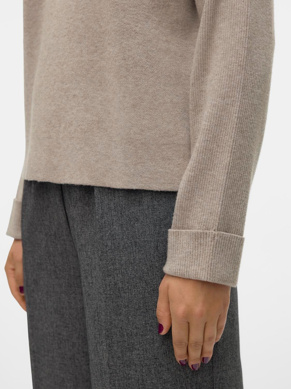 Vero Moda Strickpullover »VMGOLD MIX LS O-NECK PULLOVER GA«