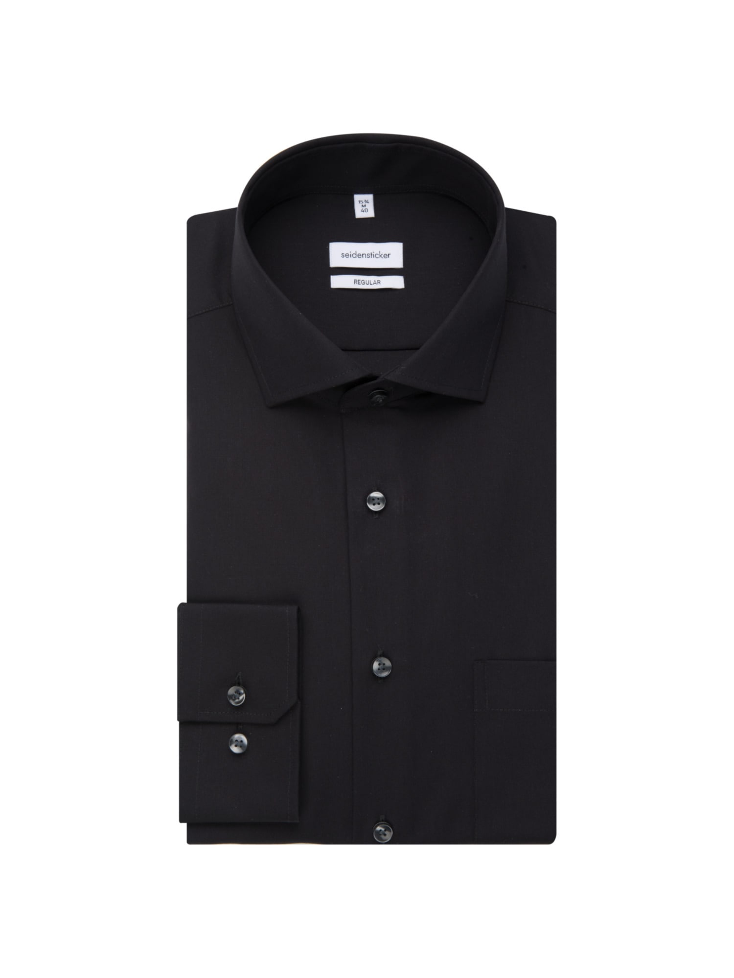 seidensticker Businesshemd »Schwarze Rose« Regular 1/1 Kentkragen Uni