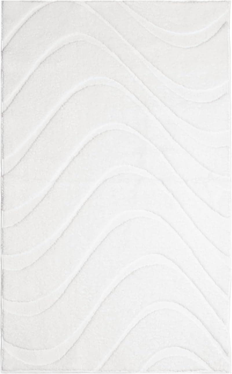 Carpet City Badematte »BAT400,  Badteppich uni« Höhe 11 mm rutschhemmend beschichtet fußbodenheizungsgeeignet Teppich Badezimmer, Badvorleger, Anti-Rutsch, Waschbar, Duschmatte