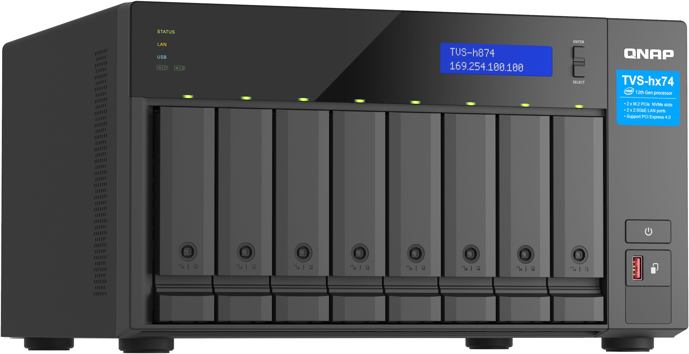 QNAP NAS-Server »TVS-H874T-I7-32G«