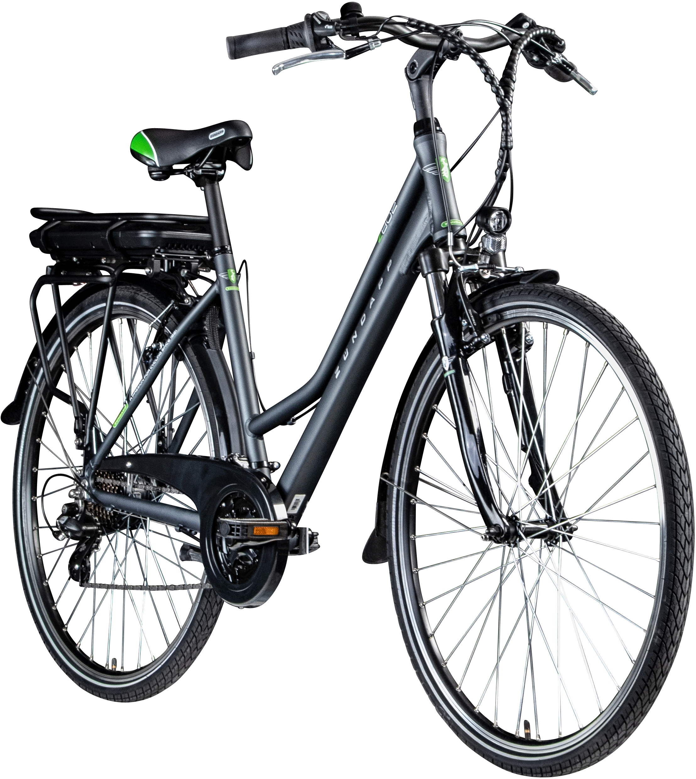 Zündapp E-Bike »Z802 Damen«, 21 Gang, Shimano, Altus RD-M310, Heckmotor 250 W, Pedelec, Elektrofahrrad für Damen, Trekkingrad