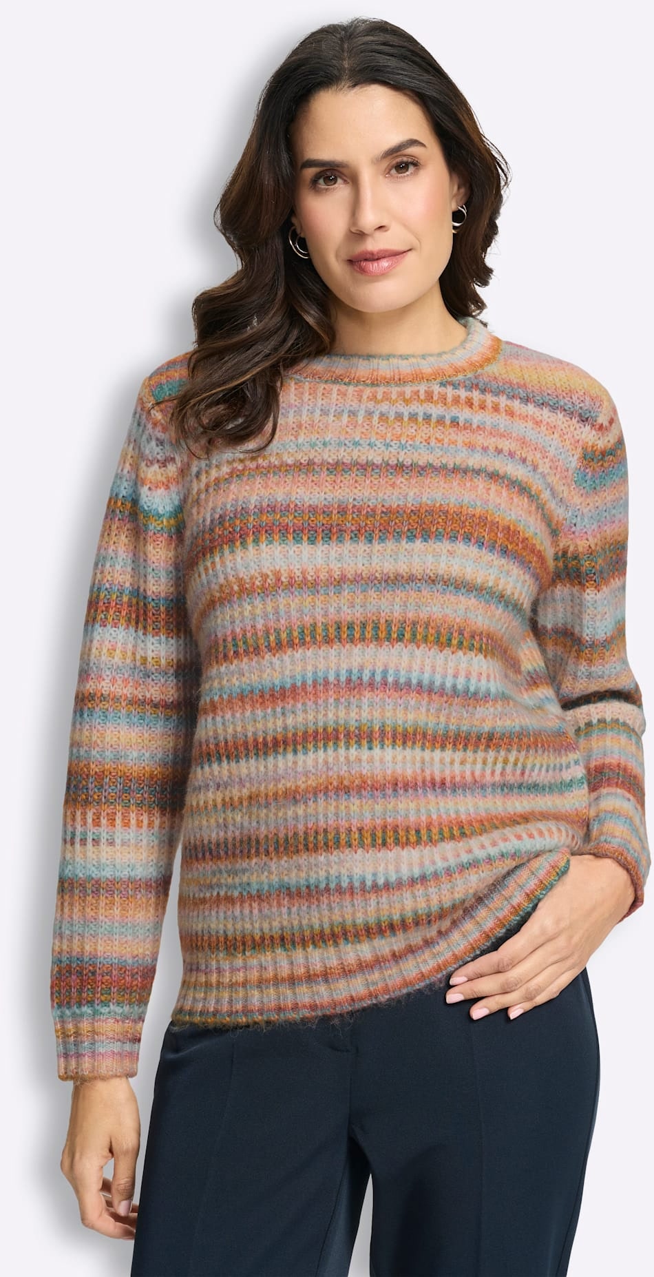 Inspirationen Rundhalspullover »Pullover«