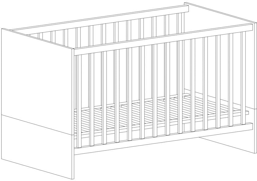 arthur berndt Babybett »Cloe«, Made in Germany