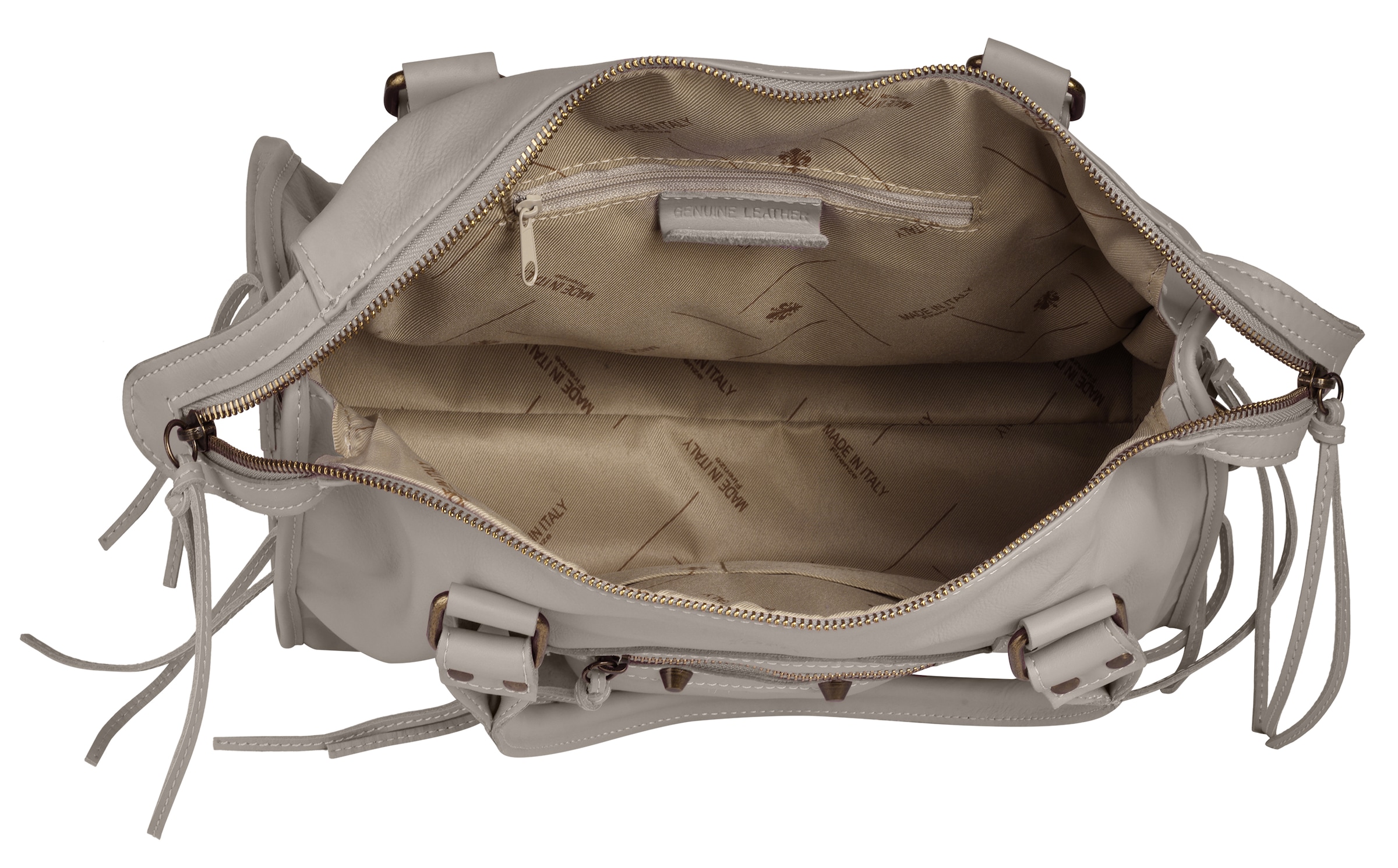 forty° Shopper, echt Leder, Made in Italy