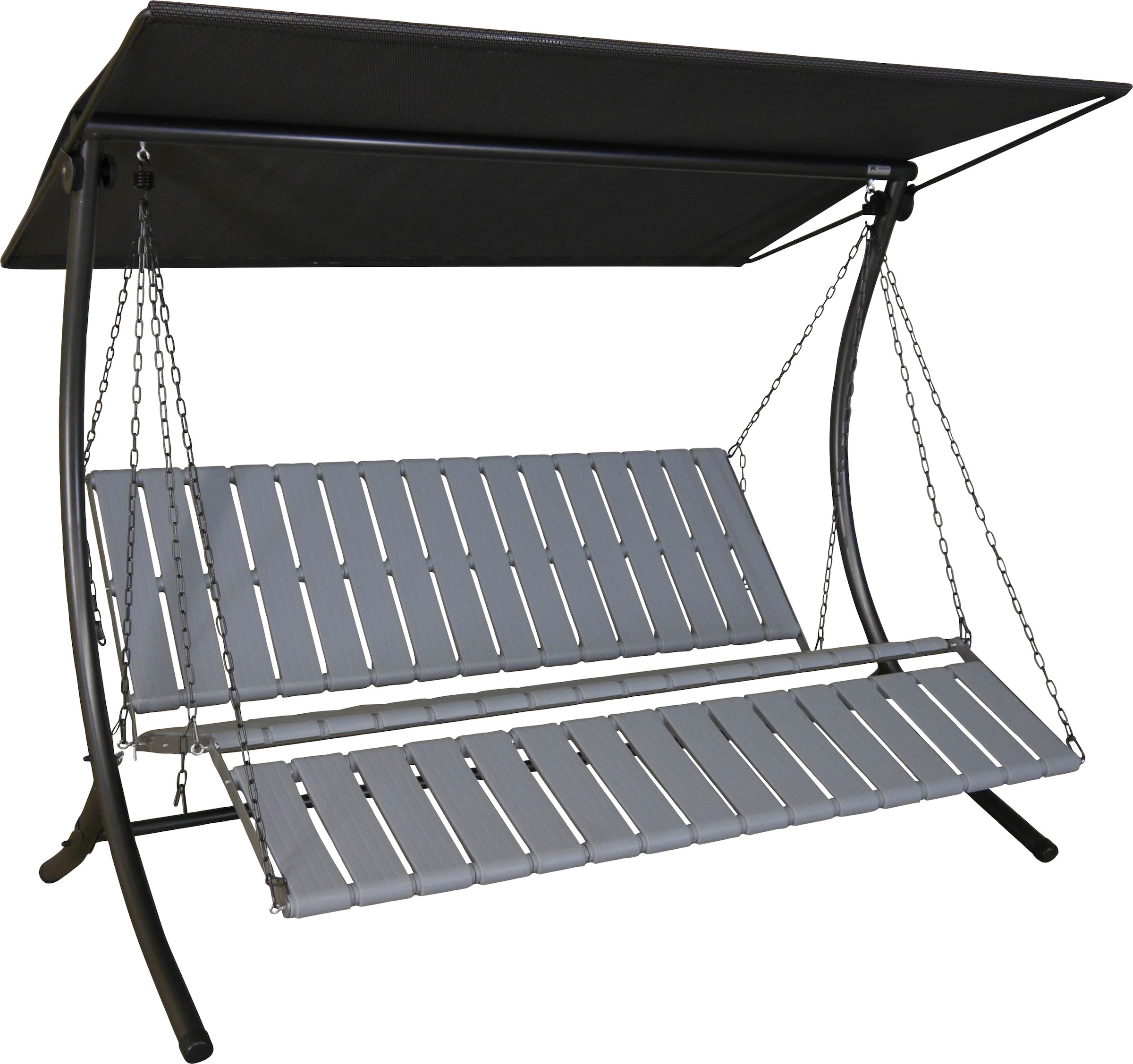 Angerer Freizeitmöbel Hollywoodschaukel »Luxus Smart stone«, BxTxH: 210x145x160 cm