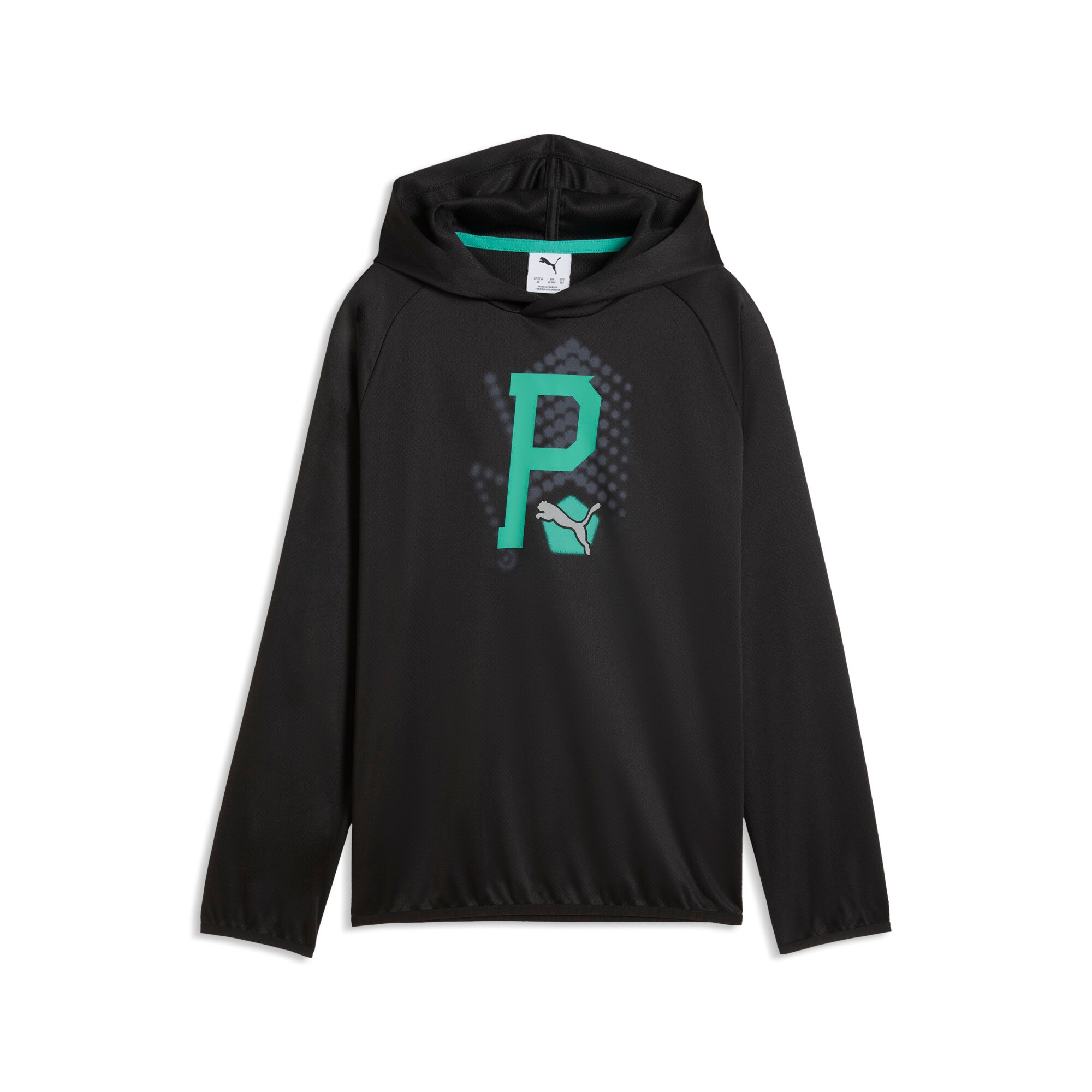 PUMA Kapuzensweatshirt »ACTIVE SPORTS LIGHTWEIGHT POLY HOODIE B«, Regular Fit, für Jugendliche, mit Kapuze, mit Print-Applikation
