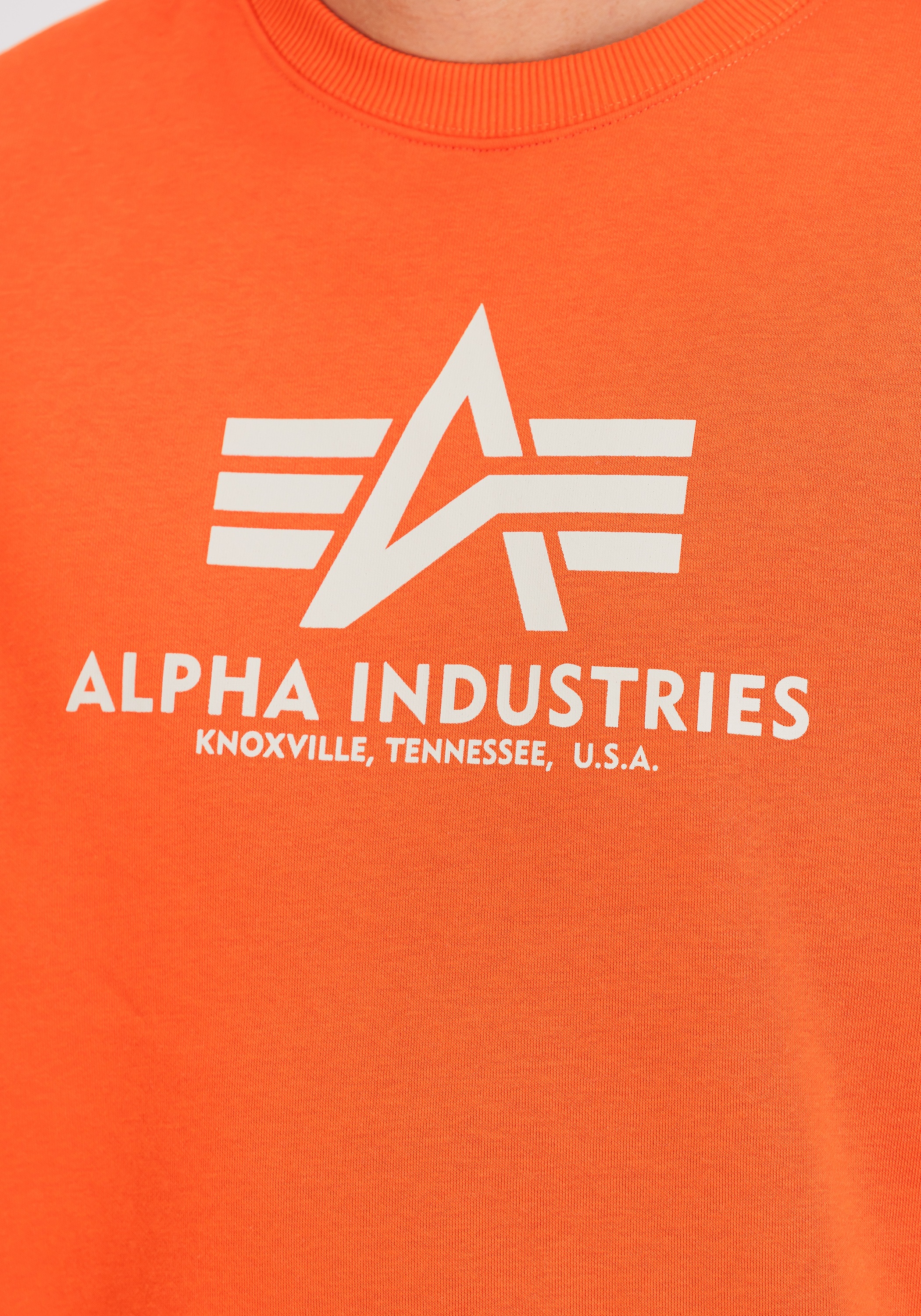 Alpha Industries Sweater »Basic Sweatshirt BL Sweatshirt«