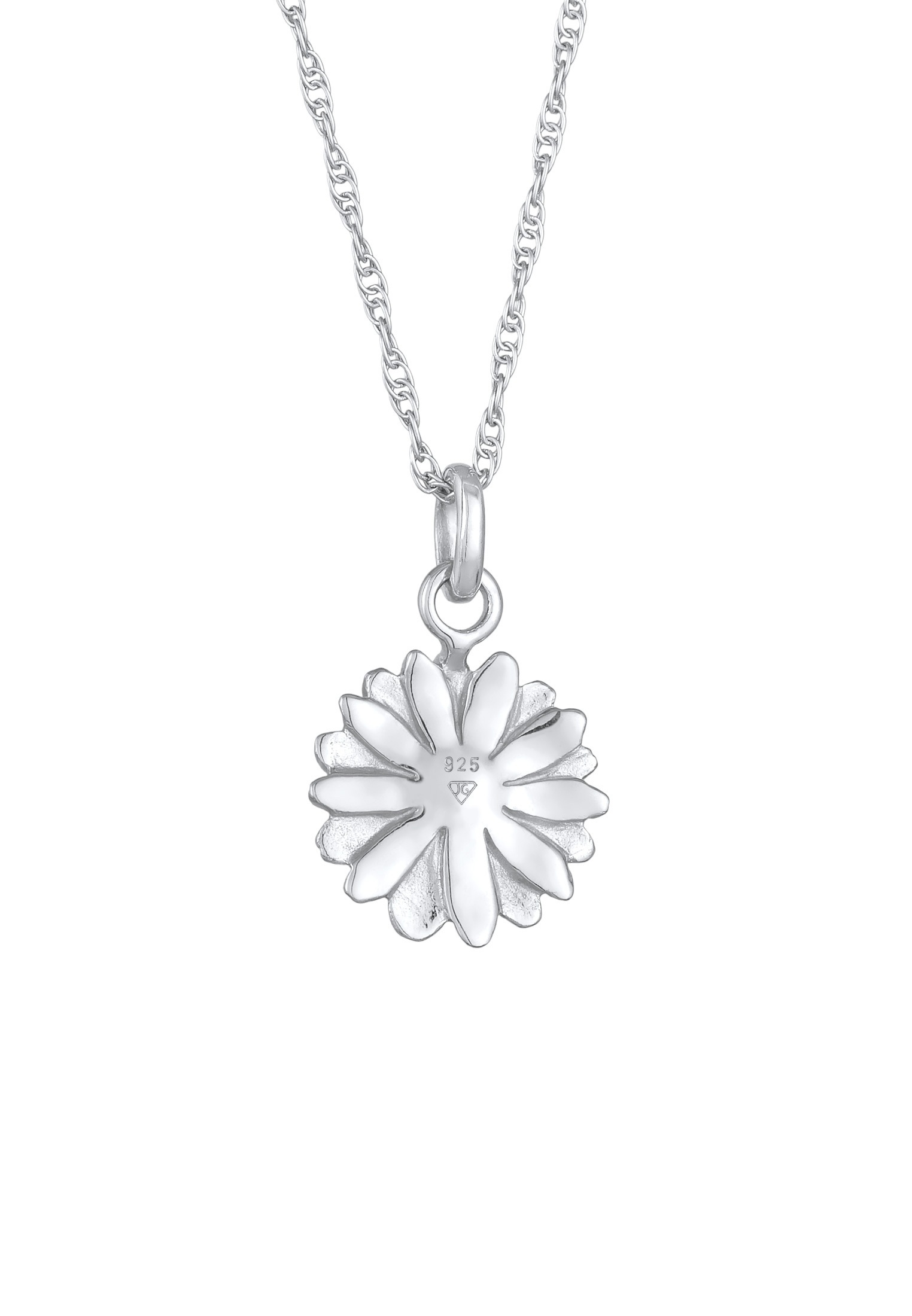 Elli Kette mit Anhänger »Halskette Gänseblume Flower 925 Silber«