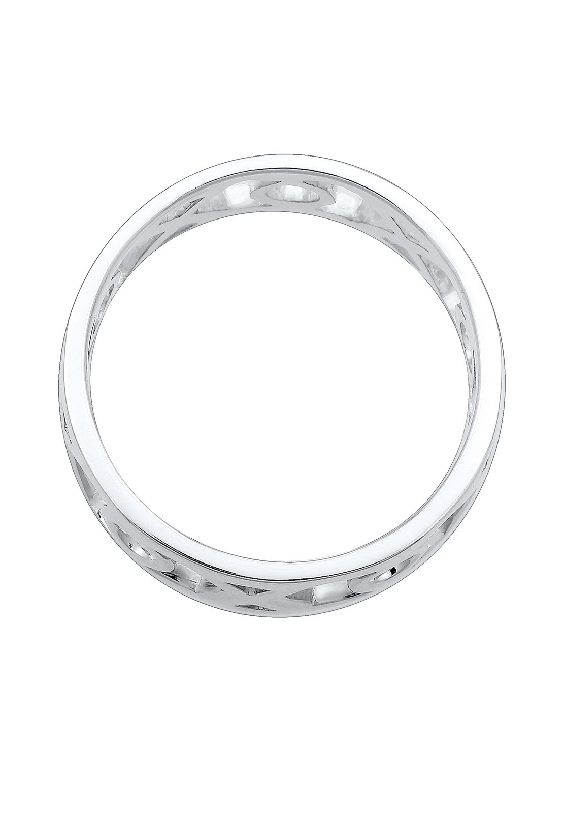 Elli Silberring »Ring XOXO Wording 925 Sterling Silber«