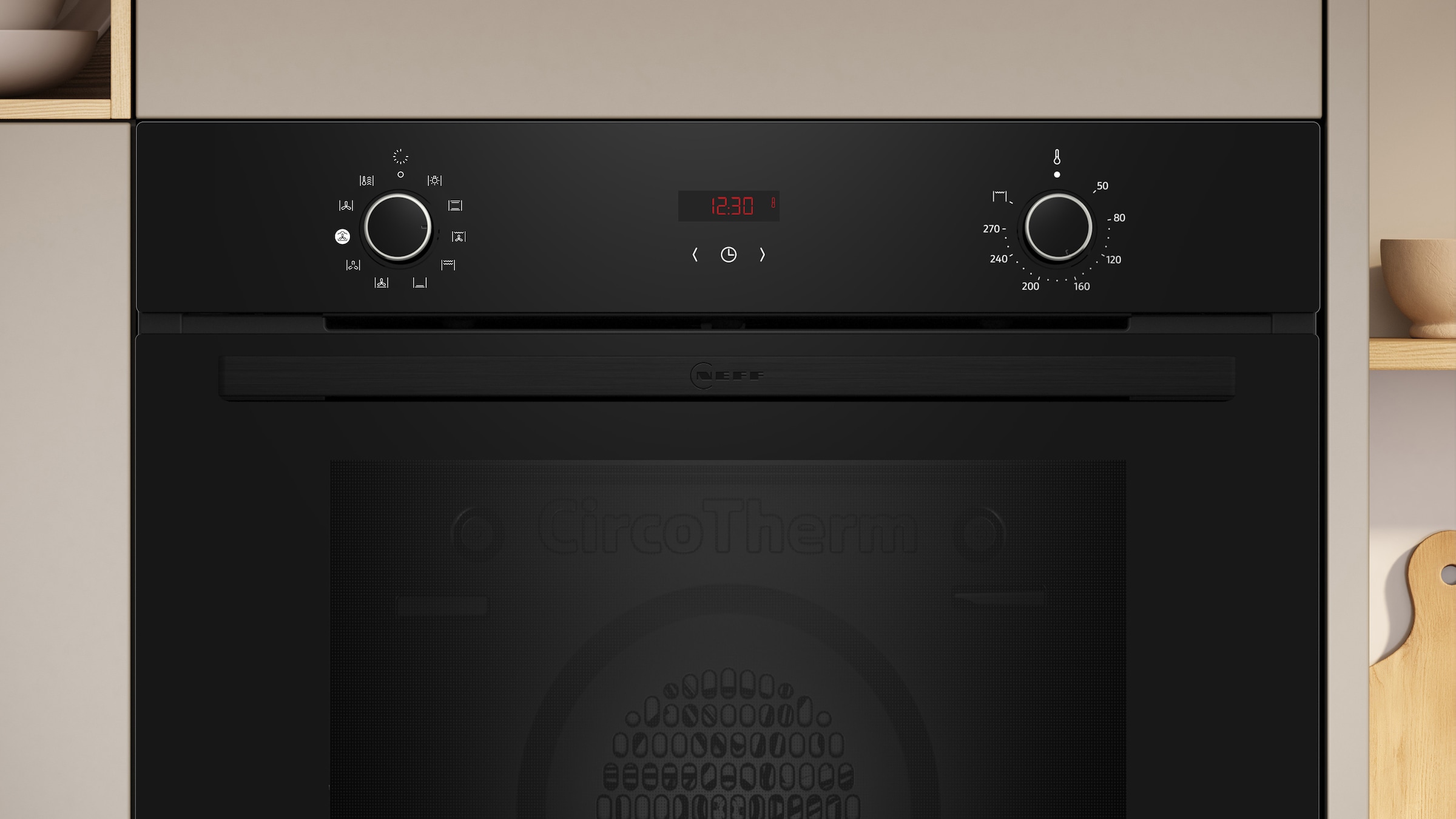 NEFF Einbaubackofen N 30 »B1CVDOAK3«, mit Teleskopauszug nachrüstbar, Hydrolyse