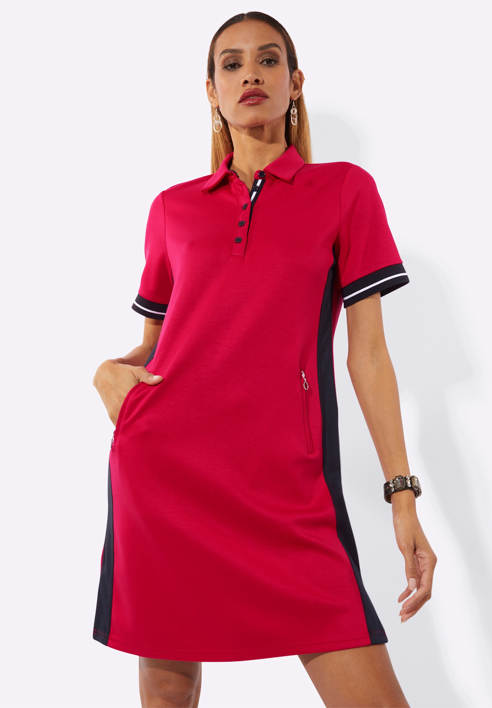 creation L Polokleid »Modal-Mix-Polokleid Polokleid mit Modal (TENCEL)«