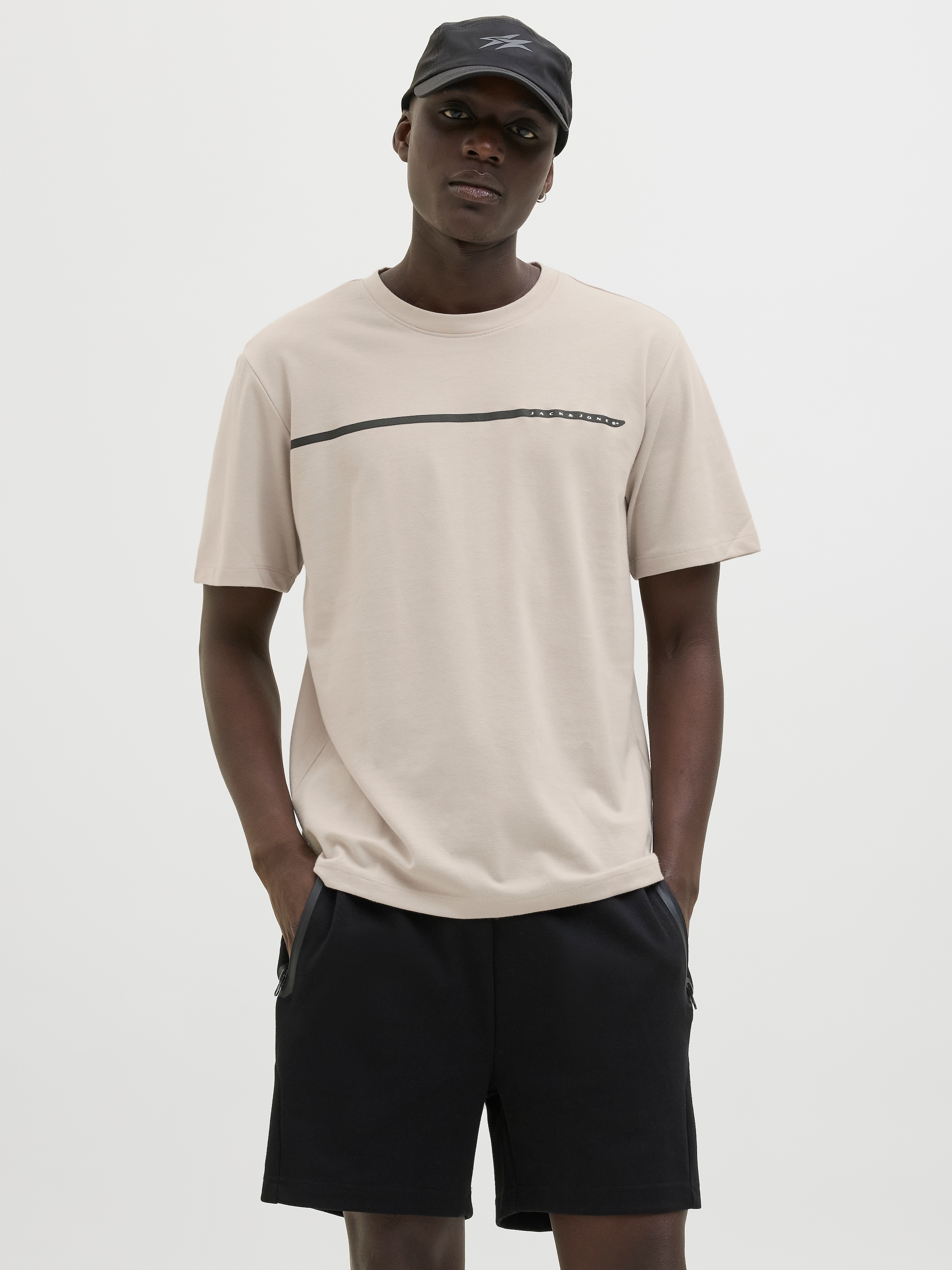 Jack & Jones T-Shirt »JCOFUSION FULL BRANDING TEE SS CREW NOOS«