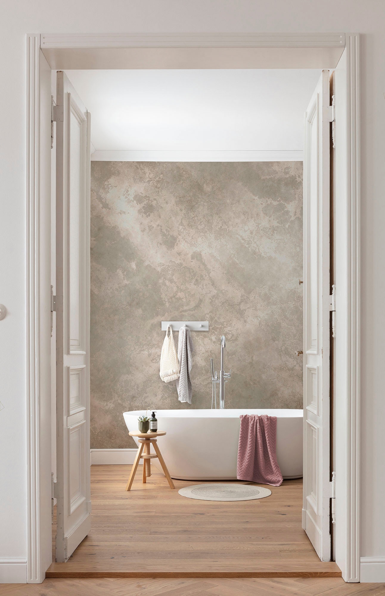 Komar Vliestapete »Digitaldruck Vlies - Marmorelia - Größe 350 x 250 cm«, bedruckt, Wohnzimmer, Schlafzimmer