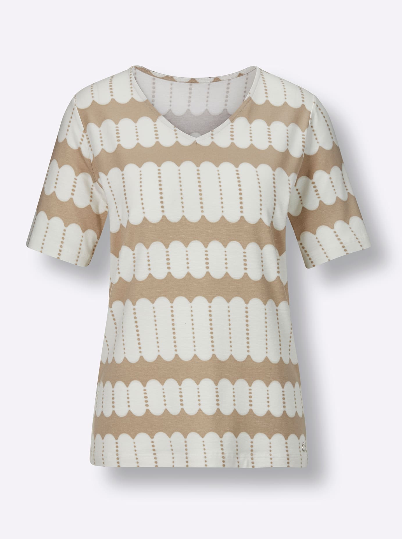 CREATION L PREMIUM Print-Shirt »Lyocell-Shirt«, (1 tlg.)
