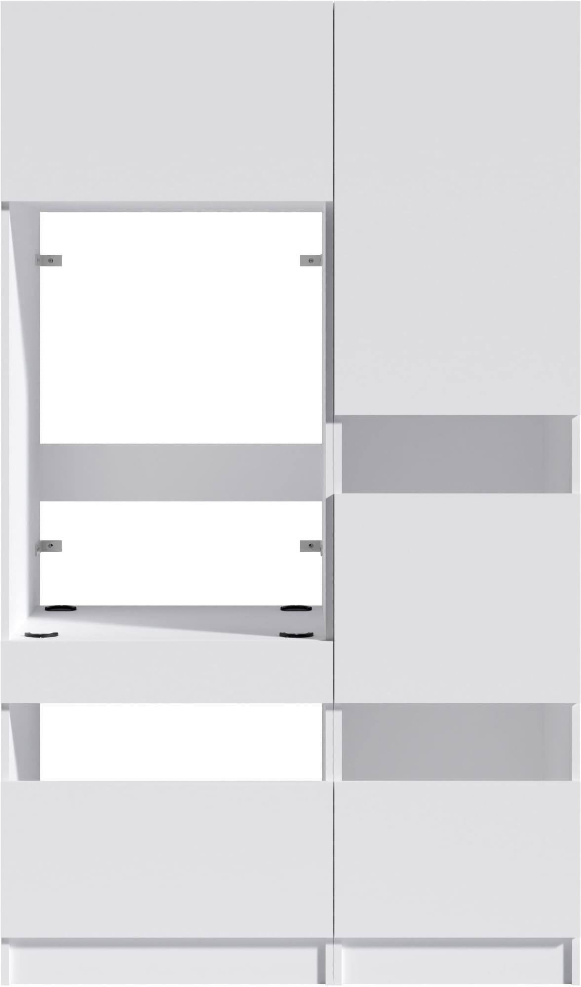 BASIC by Balculina Mehrzweckschrank-Set »Washhome B/T/H 118x68x200 cm« 2 Stk. tlg.