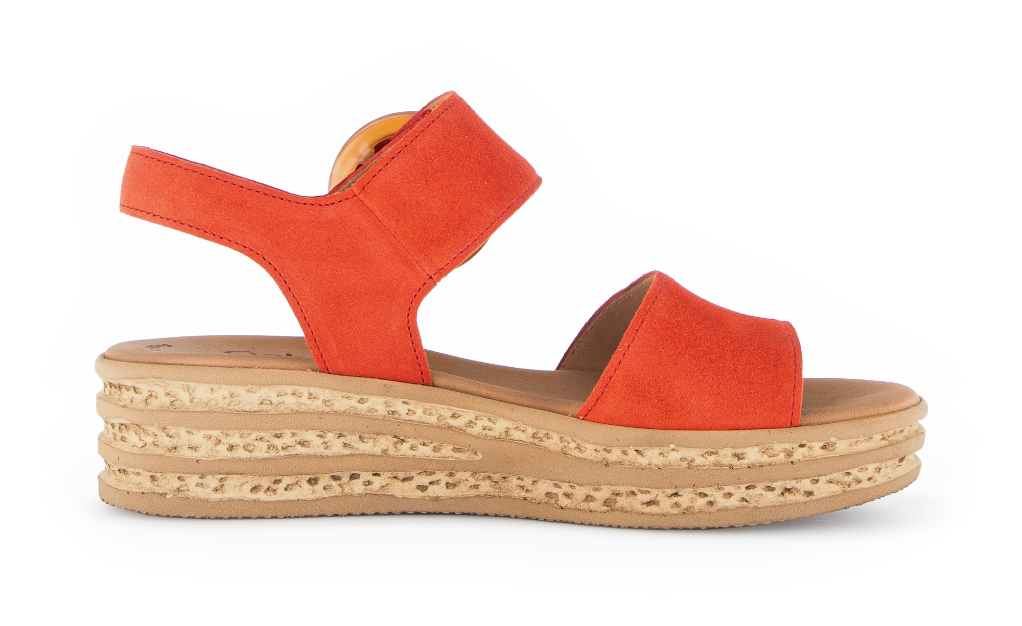 Gabor Keilsandalette  , Riemchensandale, Sommerschuh mit modischer Zierschnalle