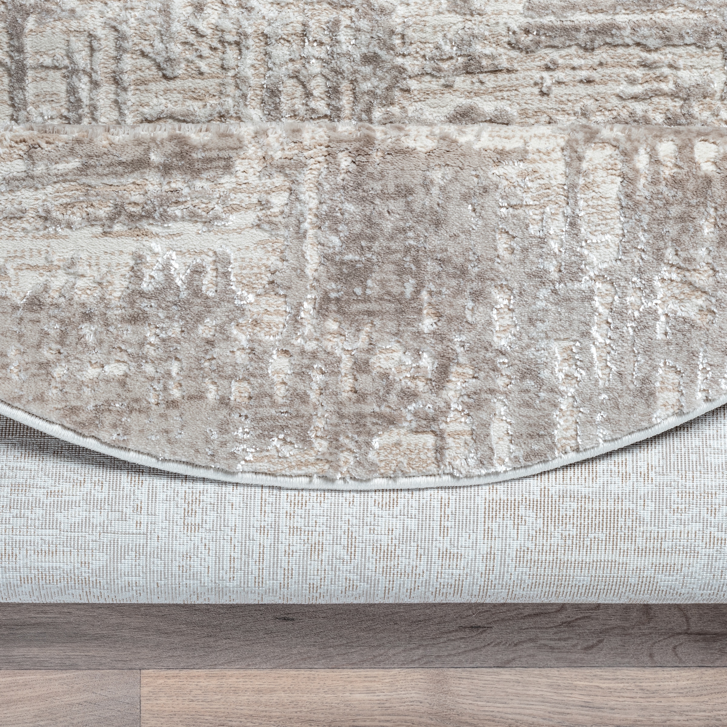 Sanat Teppich »Harmony 3216« rund 12 mm Höhe moderner Kurzflorteppich, Wohnzimmer, auch als Läufer