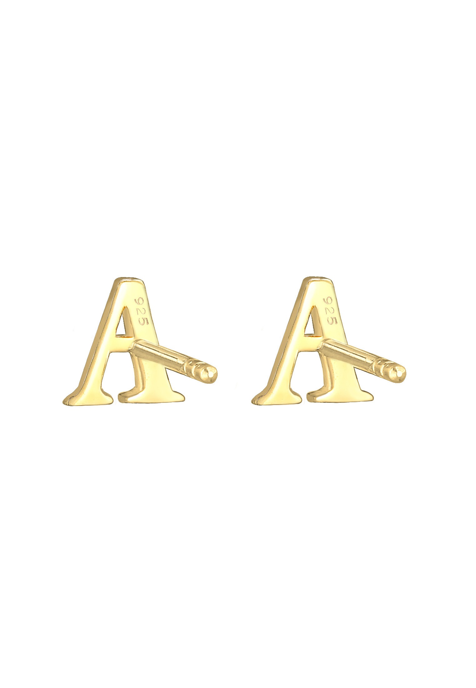 Elli Paar Ohrstecker »Ohrringe Ohrstecker Buchstabe A Initialen 925 Sterling Silber«