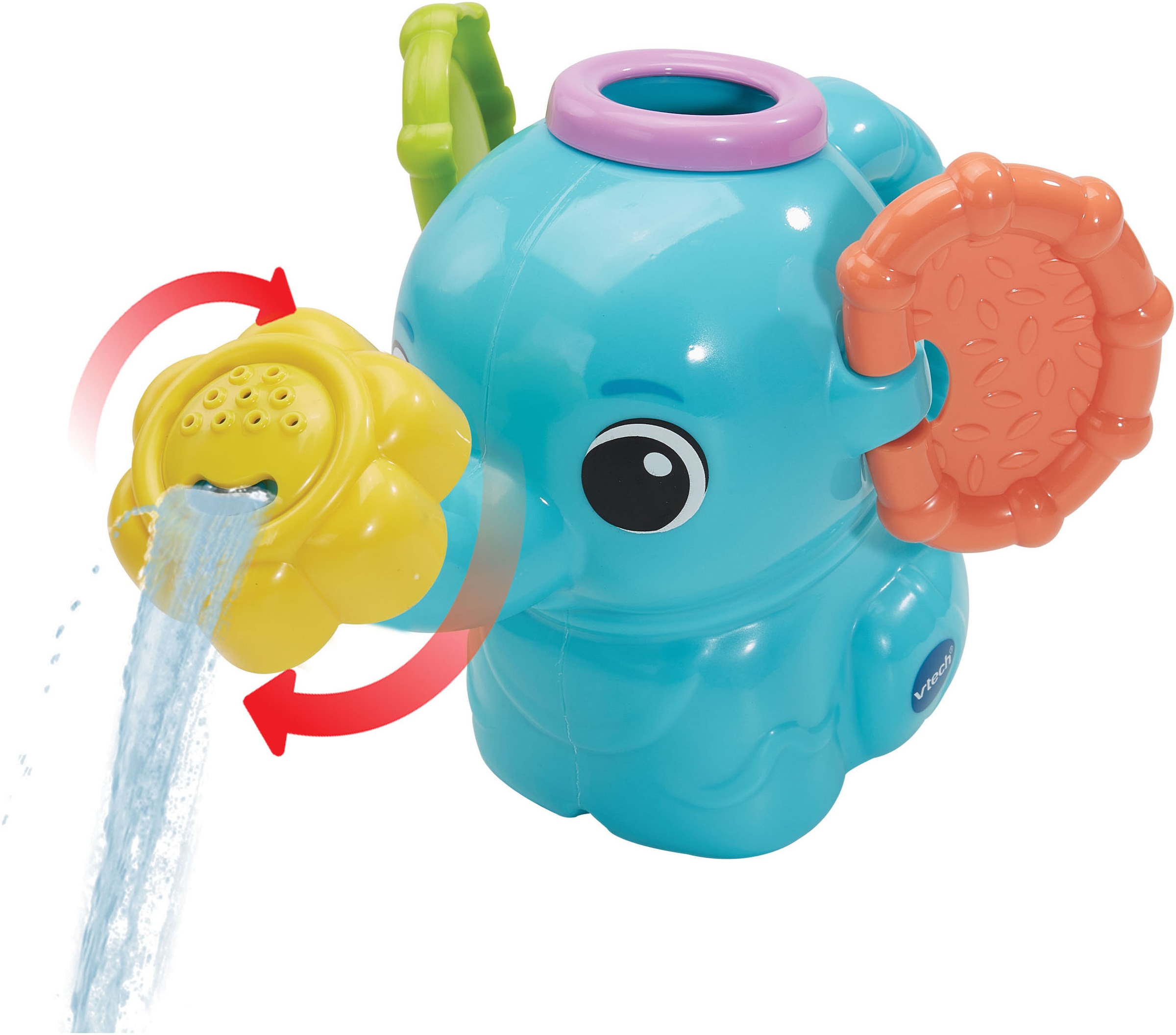 Vtech® Badespielzeug »Vtech Baby, Kleiner Gieß-Elefant« mit Saugnapf