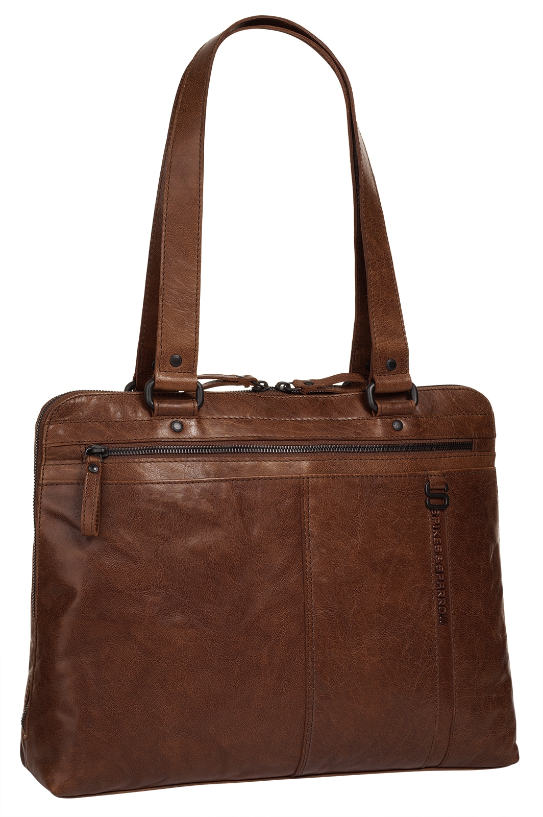 Spikes & Sparrow Shopper »LAPTOP SHOULDER BAG«, echt Leder