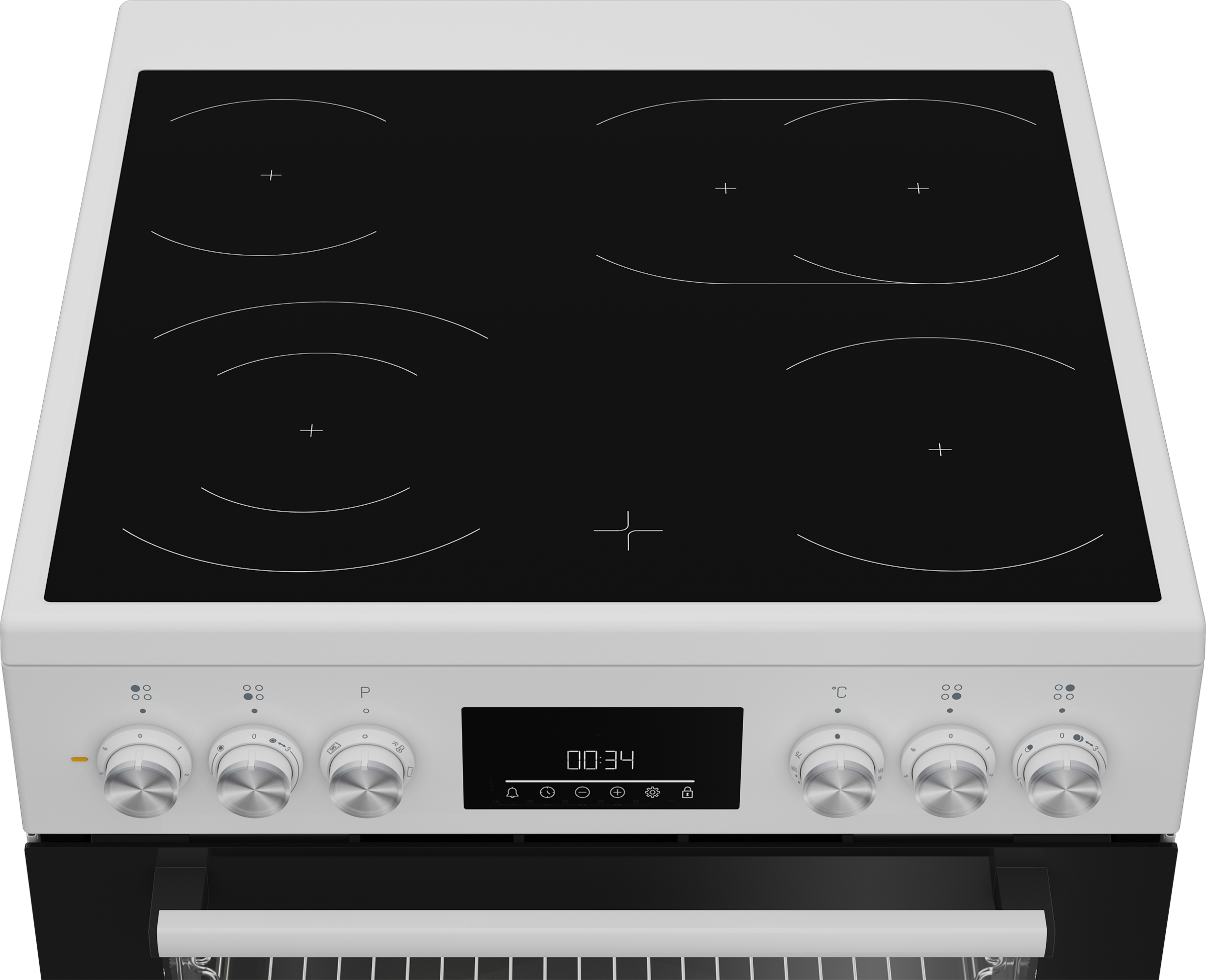 BEKO Elektro-Standherd »FBM67320XS« mit Teleskopauszug nachrüstbar SteamShine® – Die Dampfreinigung des Backofens