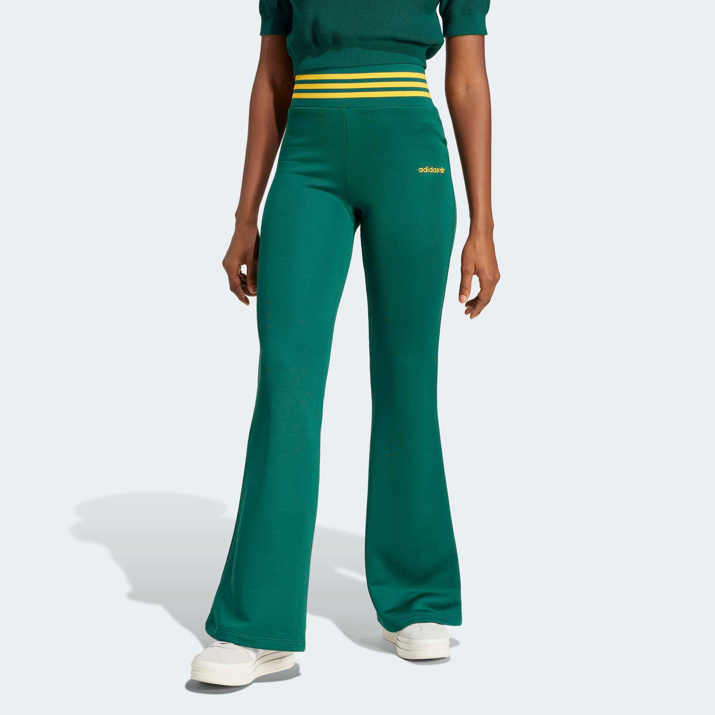Adidas Originals Damen Sporthose »FLARED PANTS« in grün, Größe XL