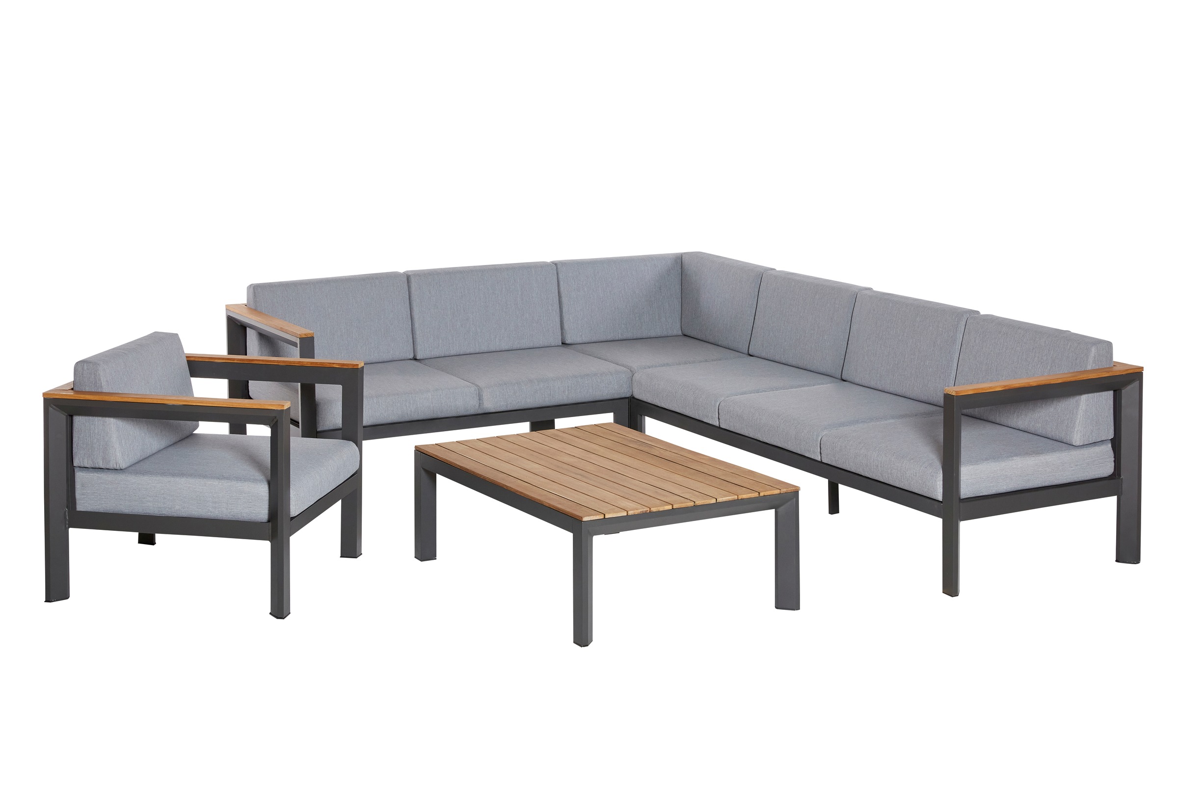 Timbers Gartenlounge-Set »Boston«, (5 tlg.)