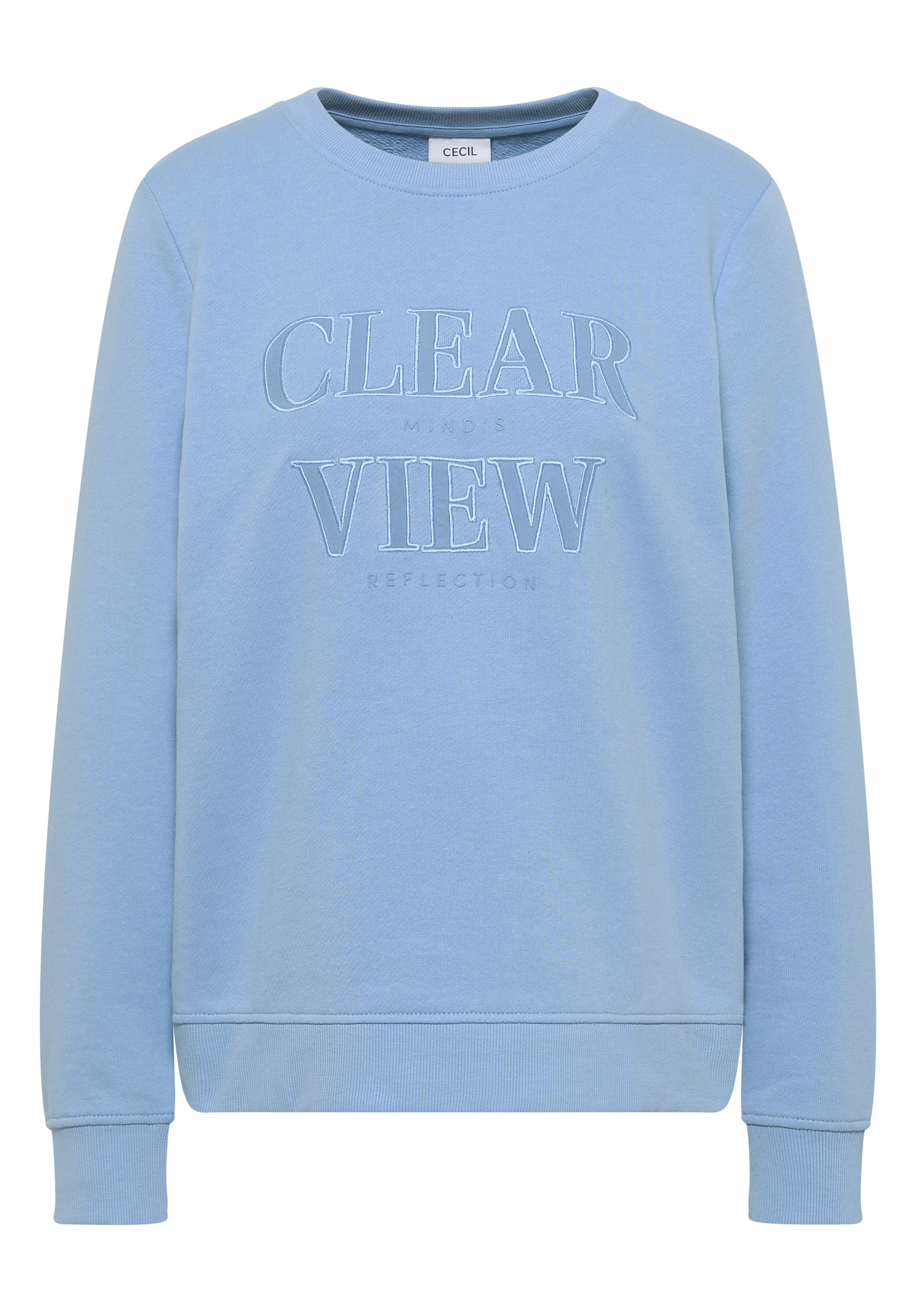 Cecil Sweatshirt, mit Wording Artwork