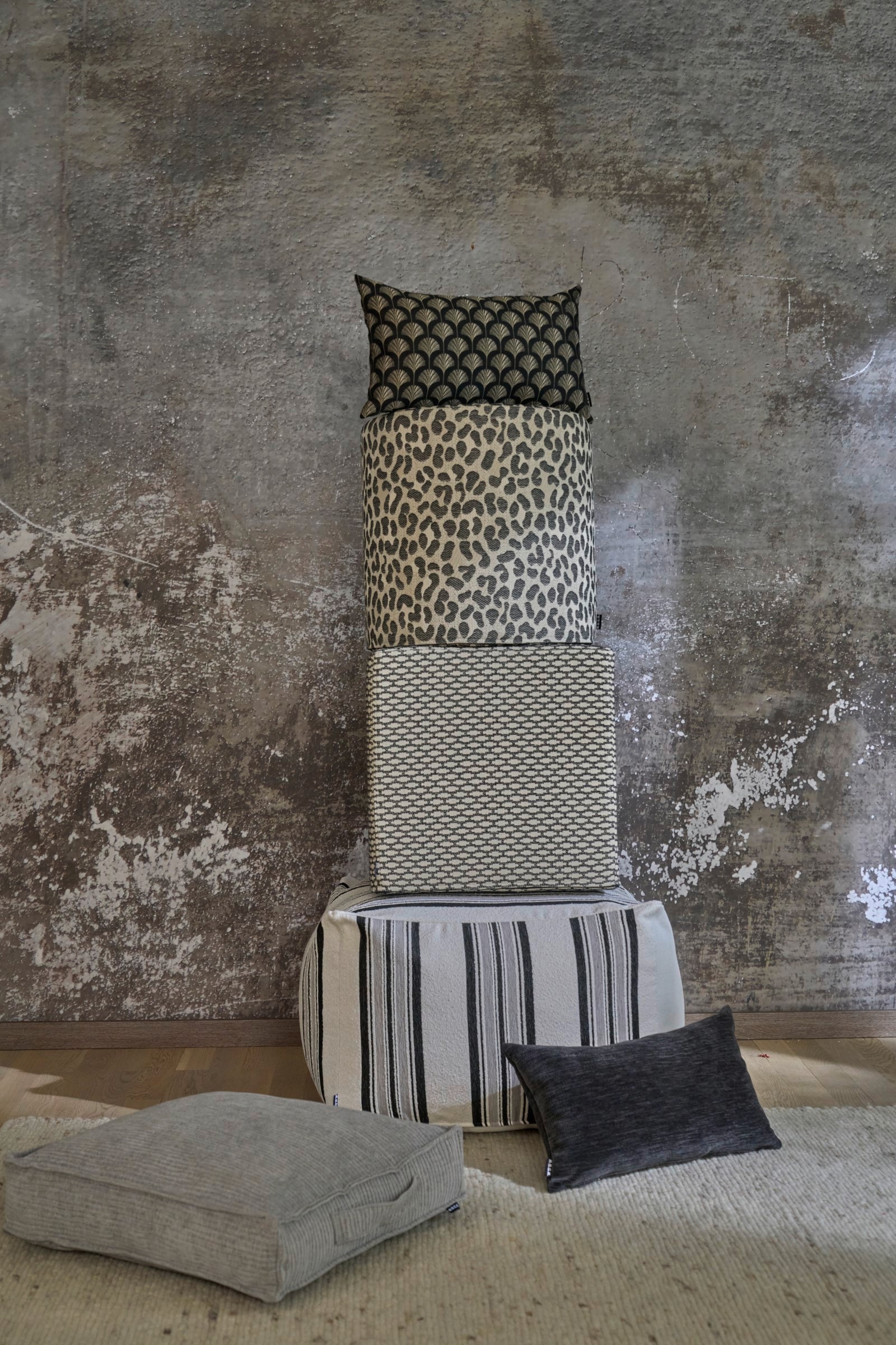 H.O.C.K. Dekokissen »Stacy« Sofakissen inkl. Füllung, 60x60cm, Rückenkissen, uni