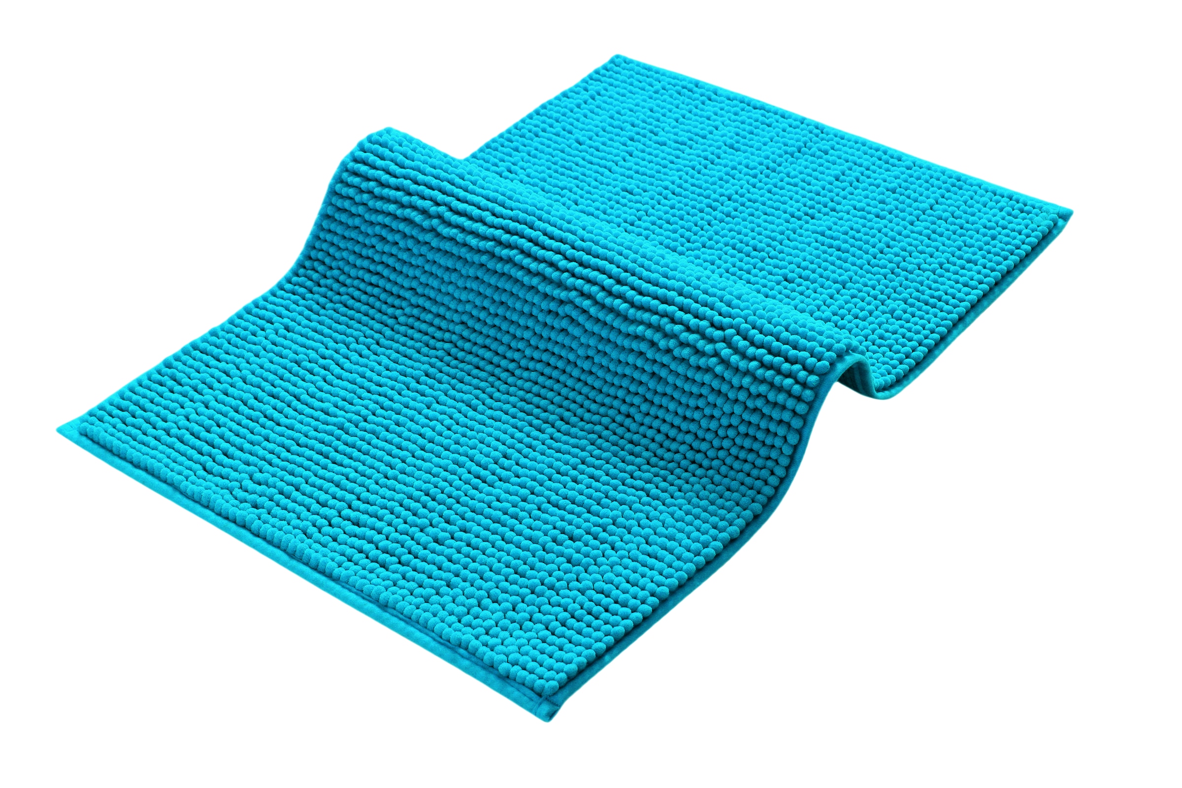 my home Badematte »Vanessa Chenille, Badvorleger, Badezimmer Teppich, Duschvorleger« Höhe 15 mm fußbodenheizungsgeeignet | schnell trocknend | strapazierfähig Uni Farben, besonders weich