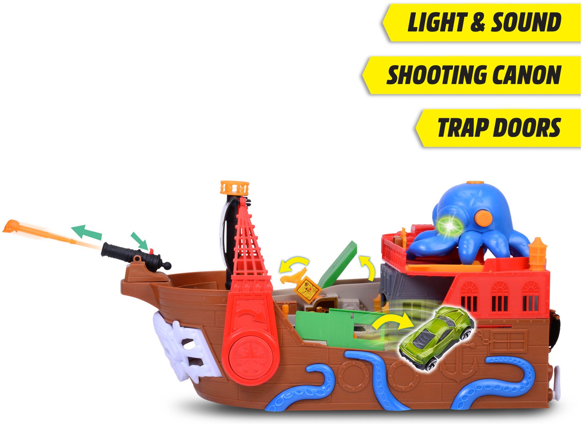 Dickie Toys Spielzeug-Boot »Piratenboot«, mit Licht und Sound