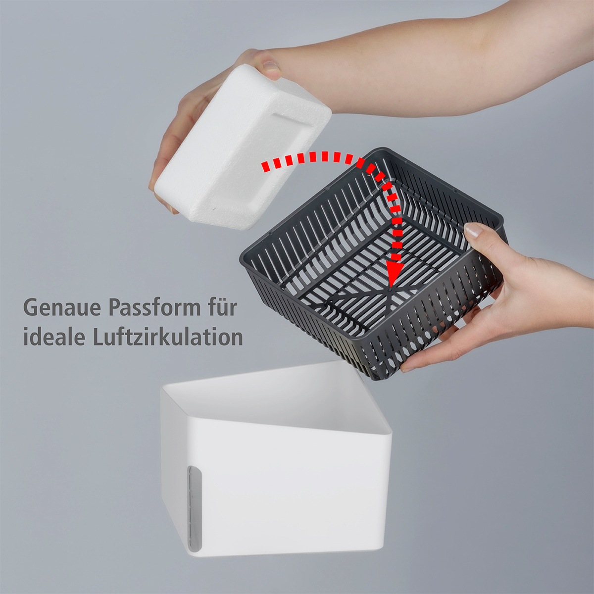 WENKO Luftentfeuchter »Cube«, für 80 m³ Räume, 1000 g